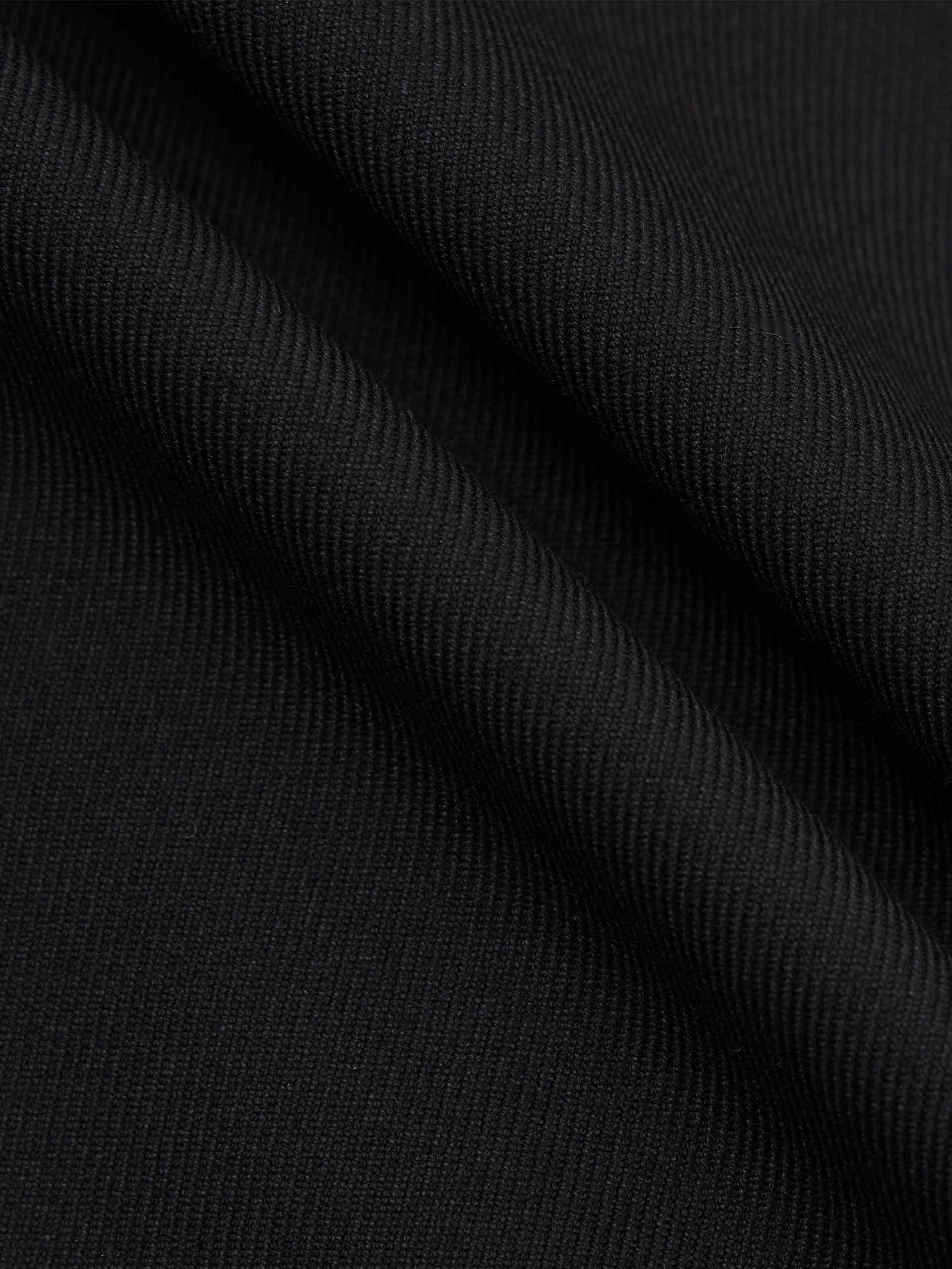 MO&Co. Women's A-line Pleated Midi Skirt with Belt Side Pockets in Black