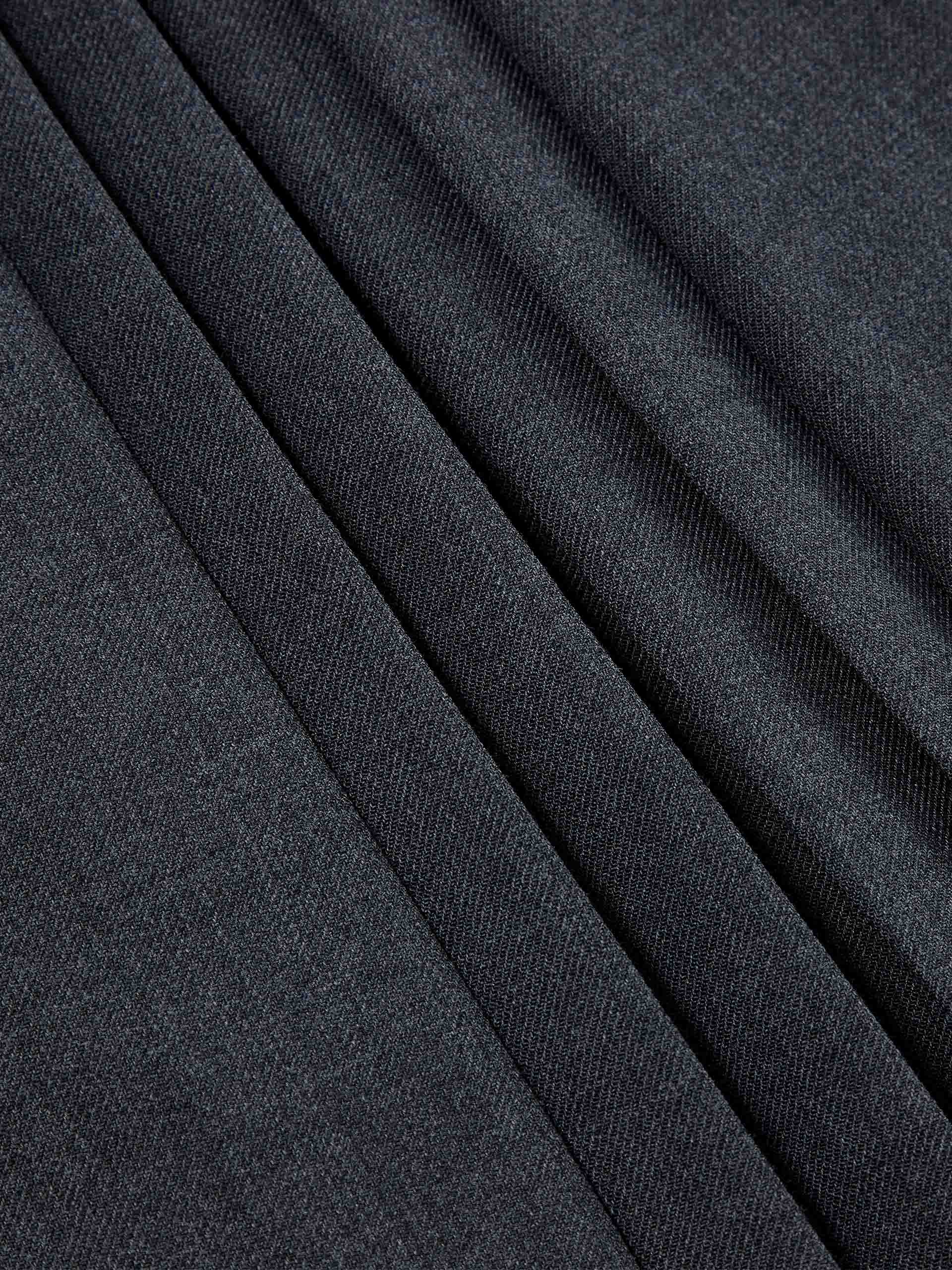 MO&Co. Women's Grey Elastic Waist A-line Pleated Mini Skirt