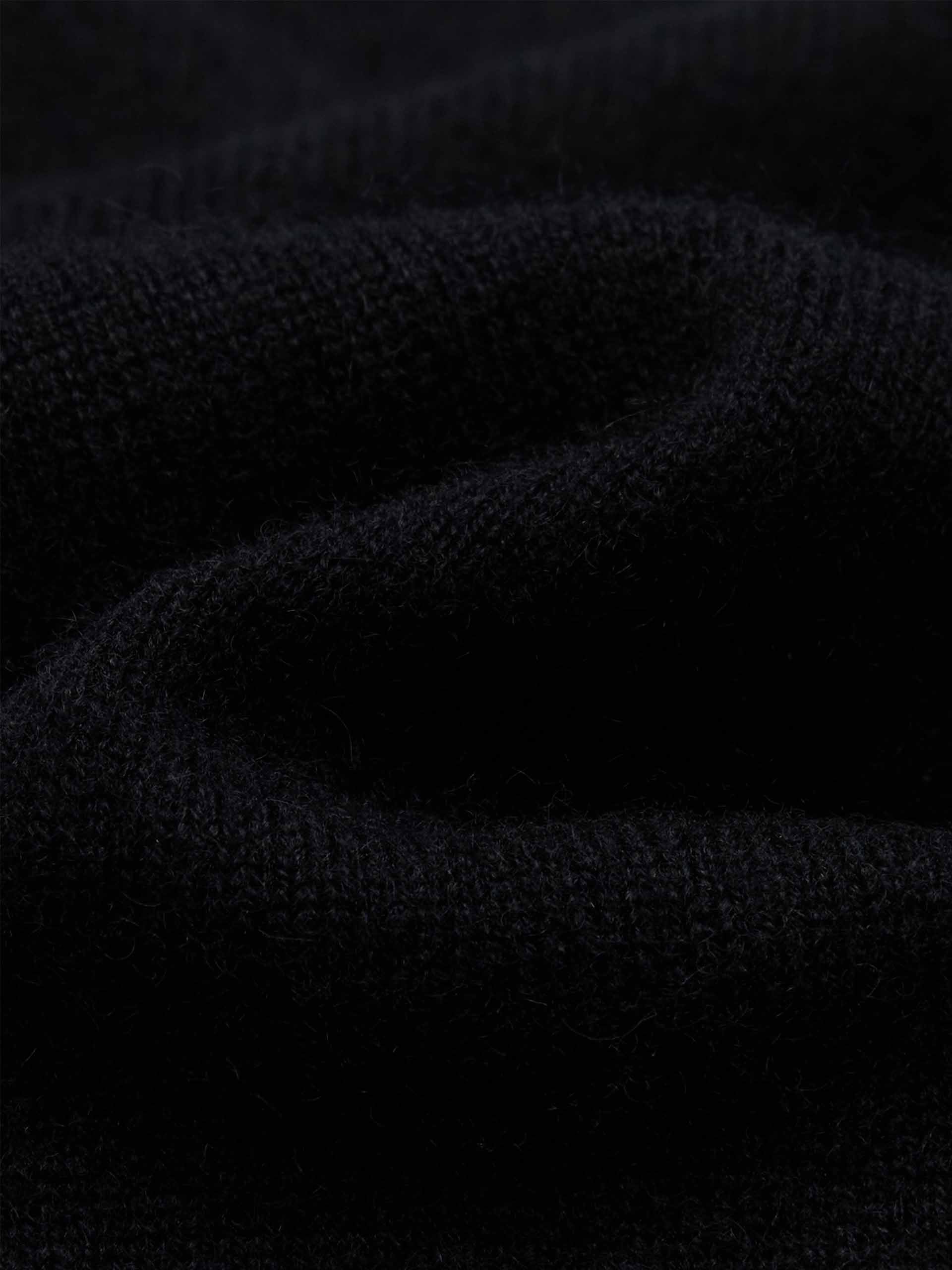 MO&Co. Women's Black Lightweight Solid 100% Pure Cashmere Knit Cardigan