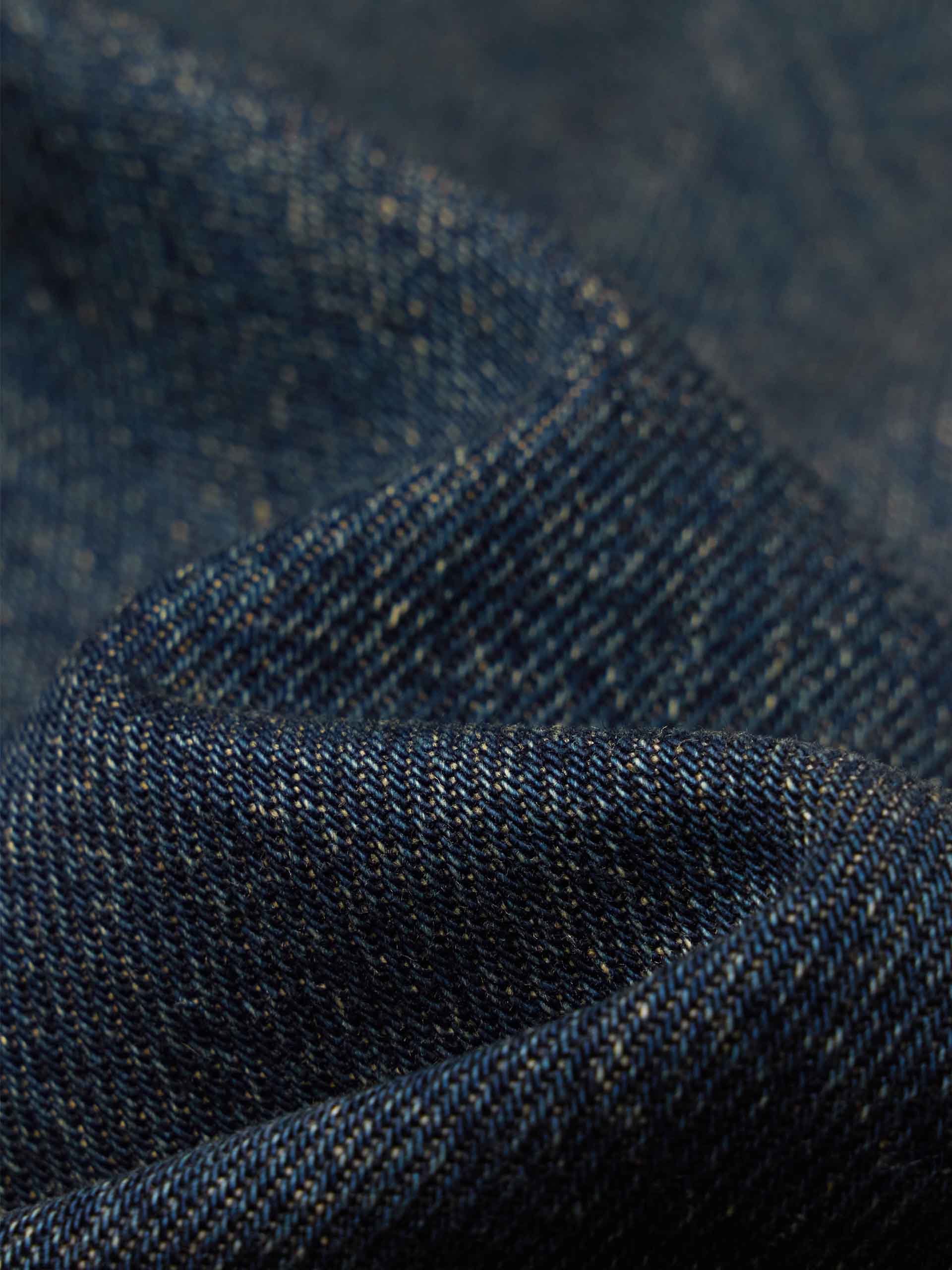 MO&Co. Women's Barrel Leg Jeans | 100% Cotton Whisker Denim