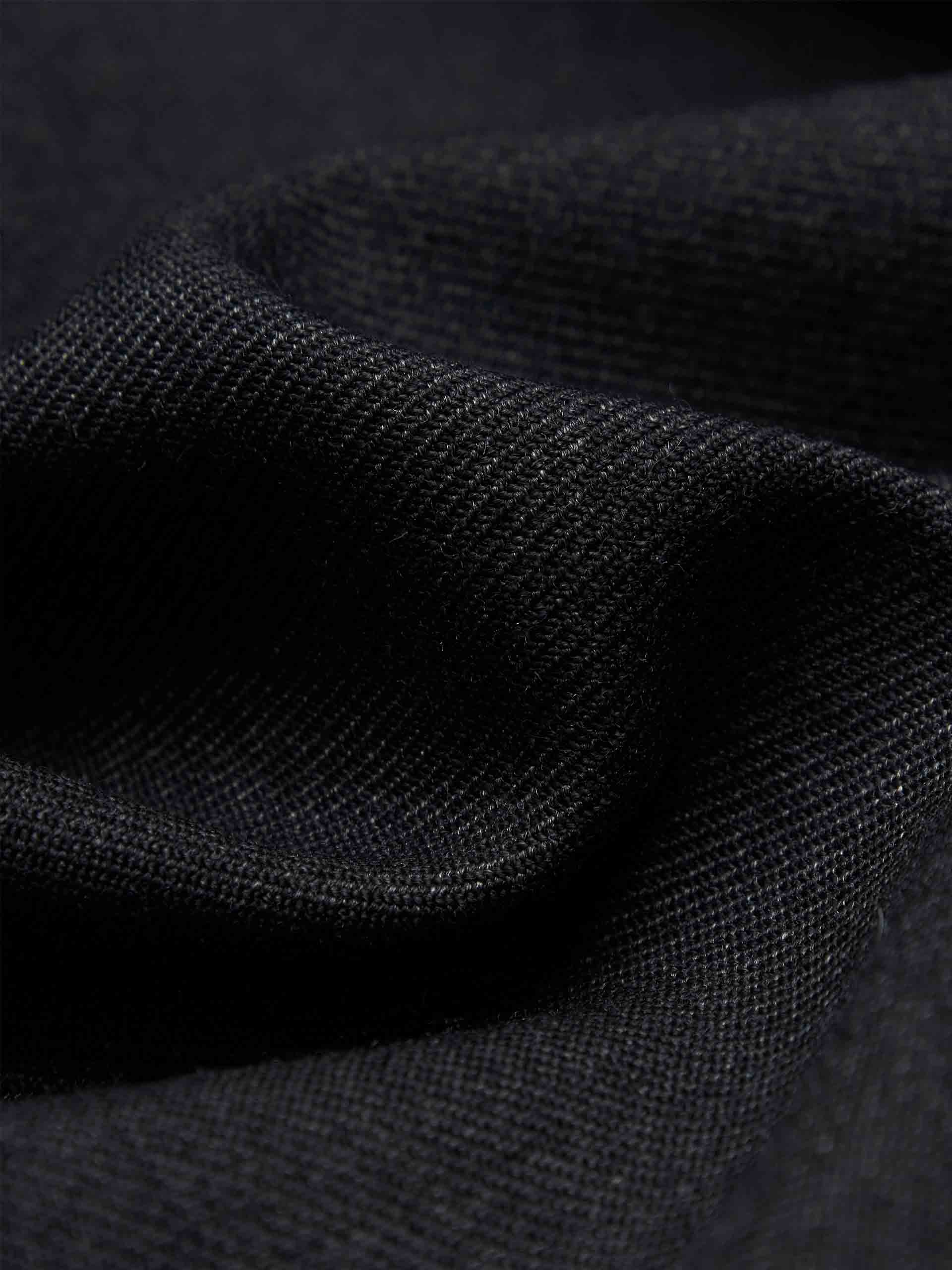 MO&Co. Women's Metallic Button Peak Lapel Structured Blazer Wool Blend in Grey