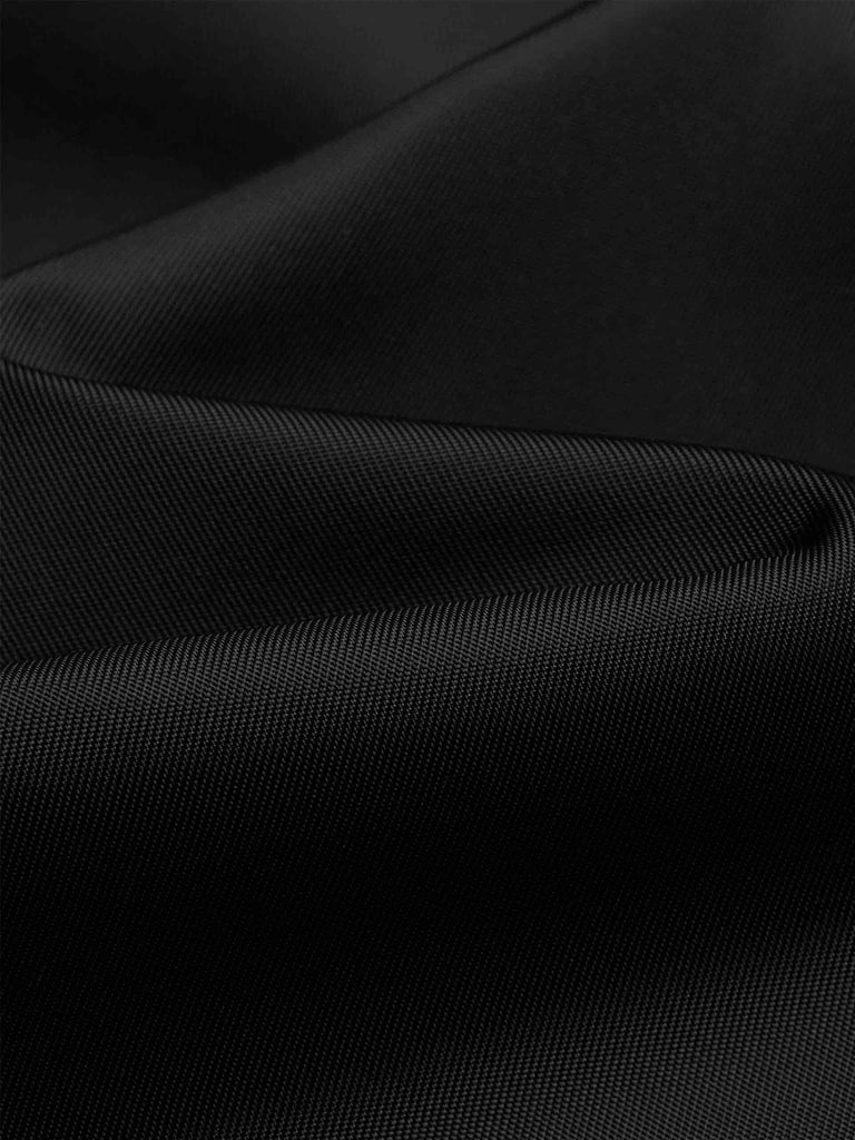 MO&Co. Women's Black Flat Pocket Drawstring Hem Crop Jacket
