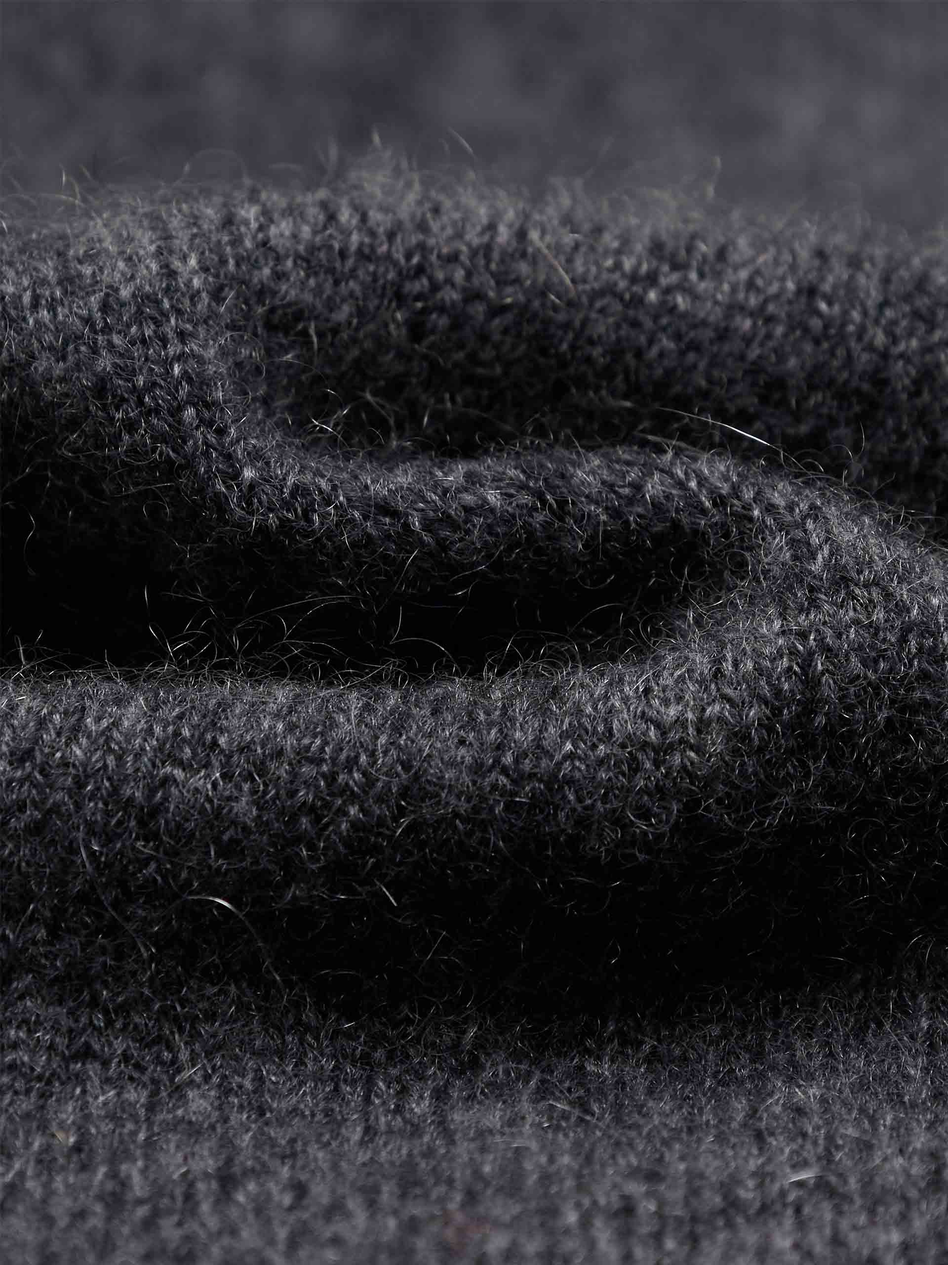 MO&Co. Women's Grey Lightweight Solid 100% Pure Cashmere Knit Cardigan