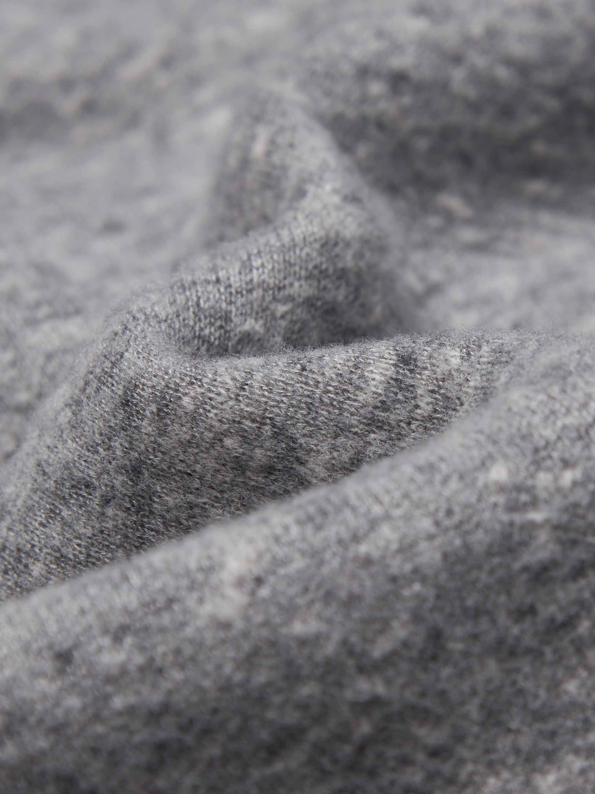 MO&Co. Women's Soft Cotton Shell Hooded Quilted Duck Down Jacket in Grey