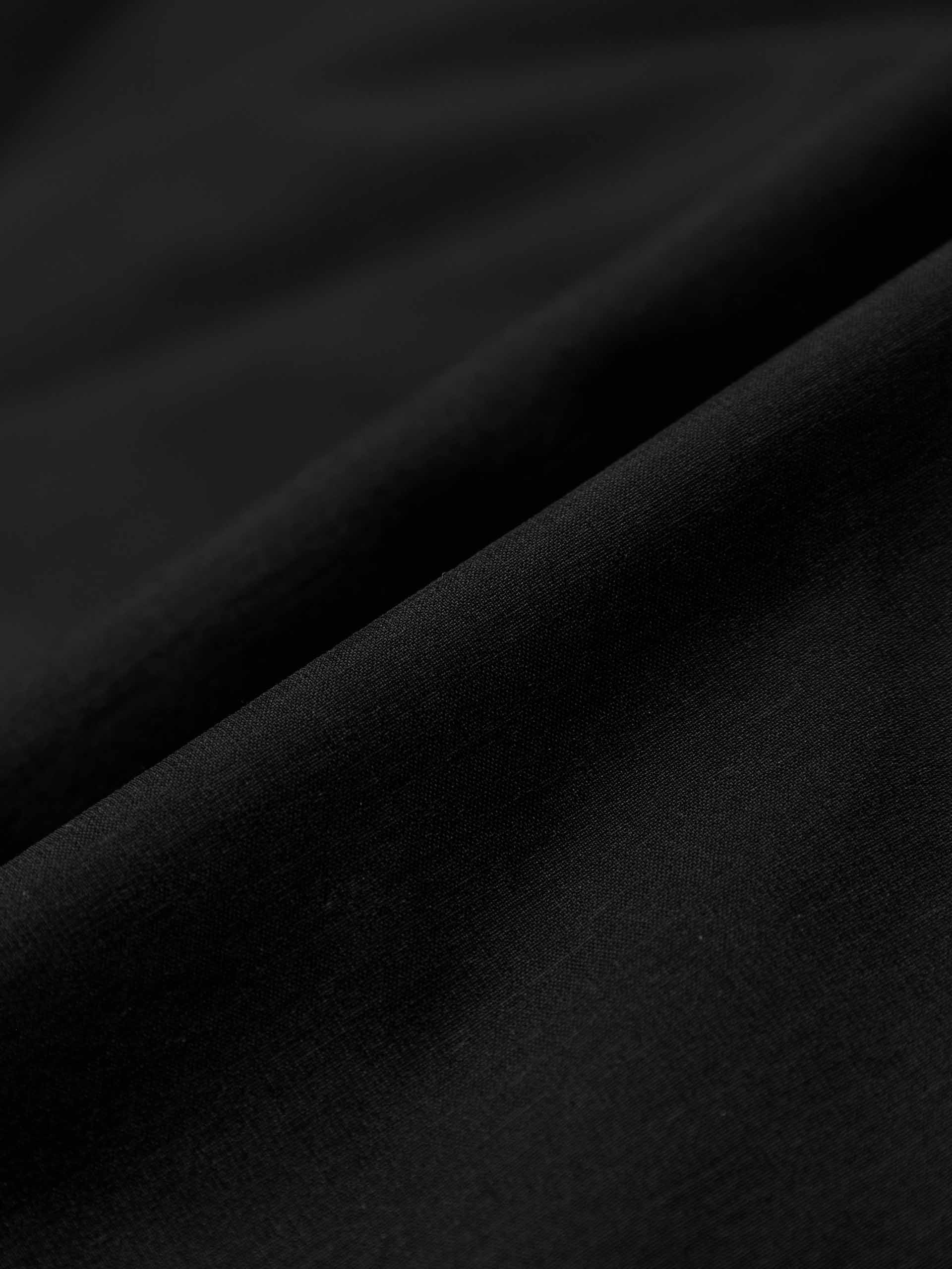 MO&Co. Women's Drawstring Waist Quilted Shell Down Jacket in Black