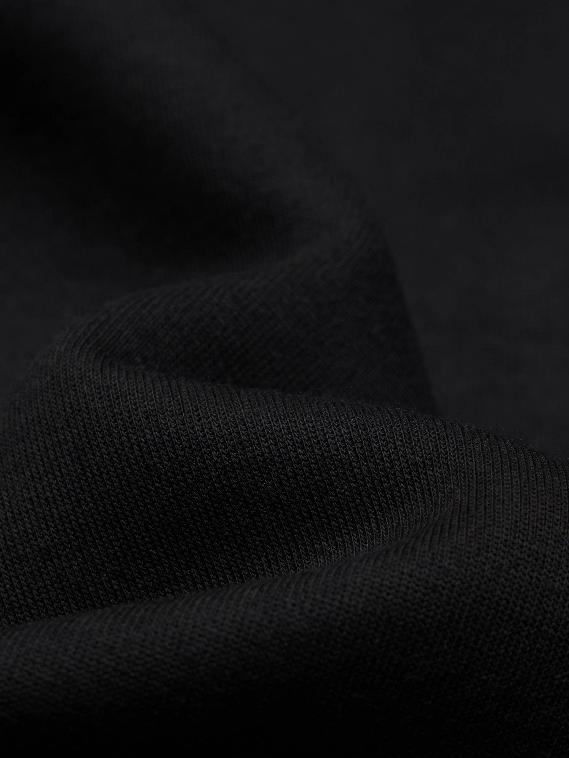 MO&Co. Women's Zip Up Hooded Sweatshirt in Black