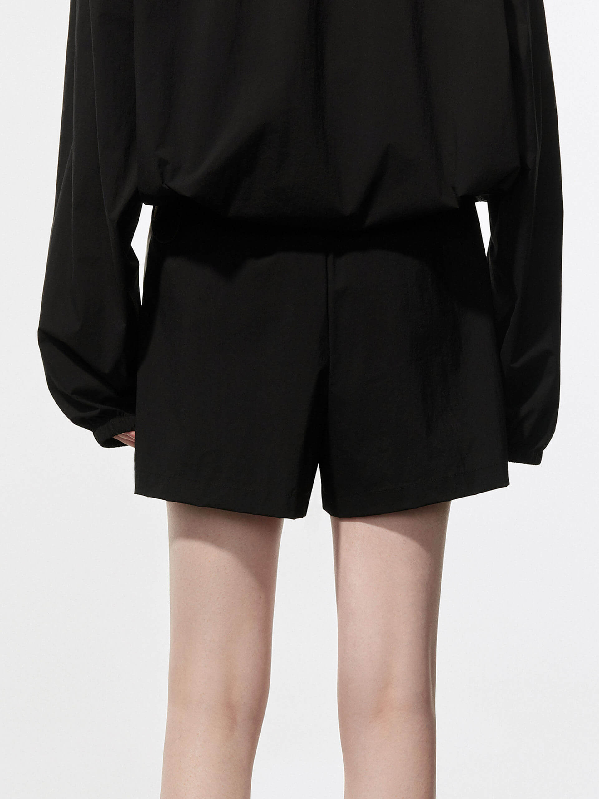 MO&Co. Women's Color Block Zipper Sun Protection Jacket in Black