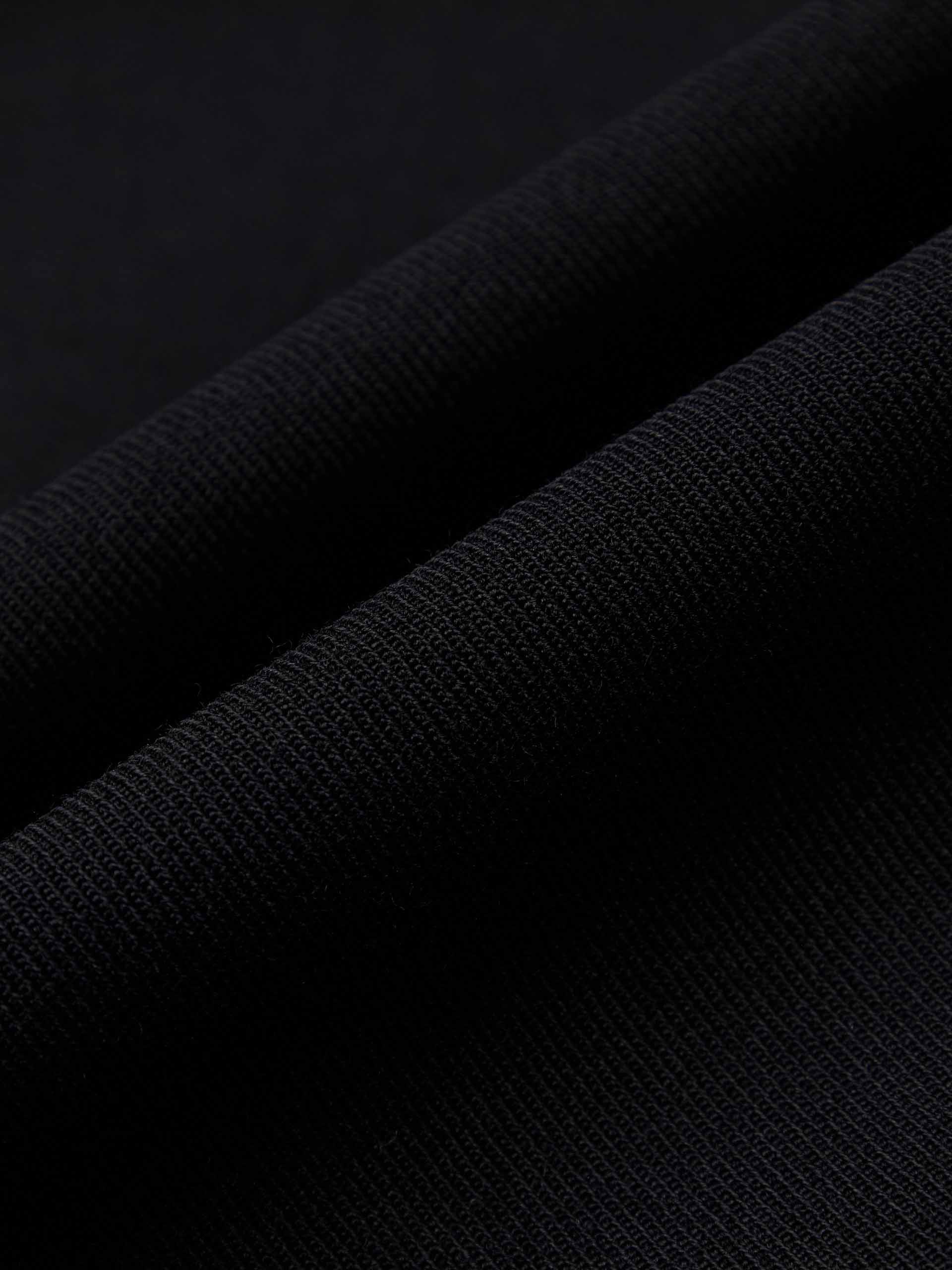 MO&Co. Women's Turn Up Cuff Collarless Structured Blazer in Black