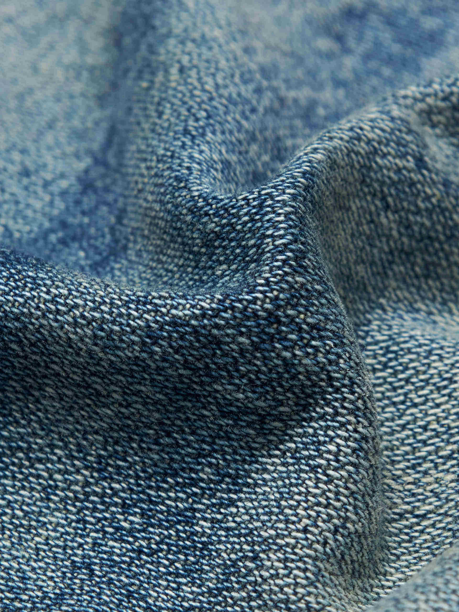 MO&Co. Noir Women's High Waist Raw Denim Shorts | Vintage Style in Blue