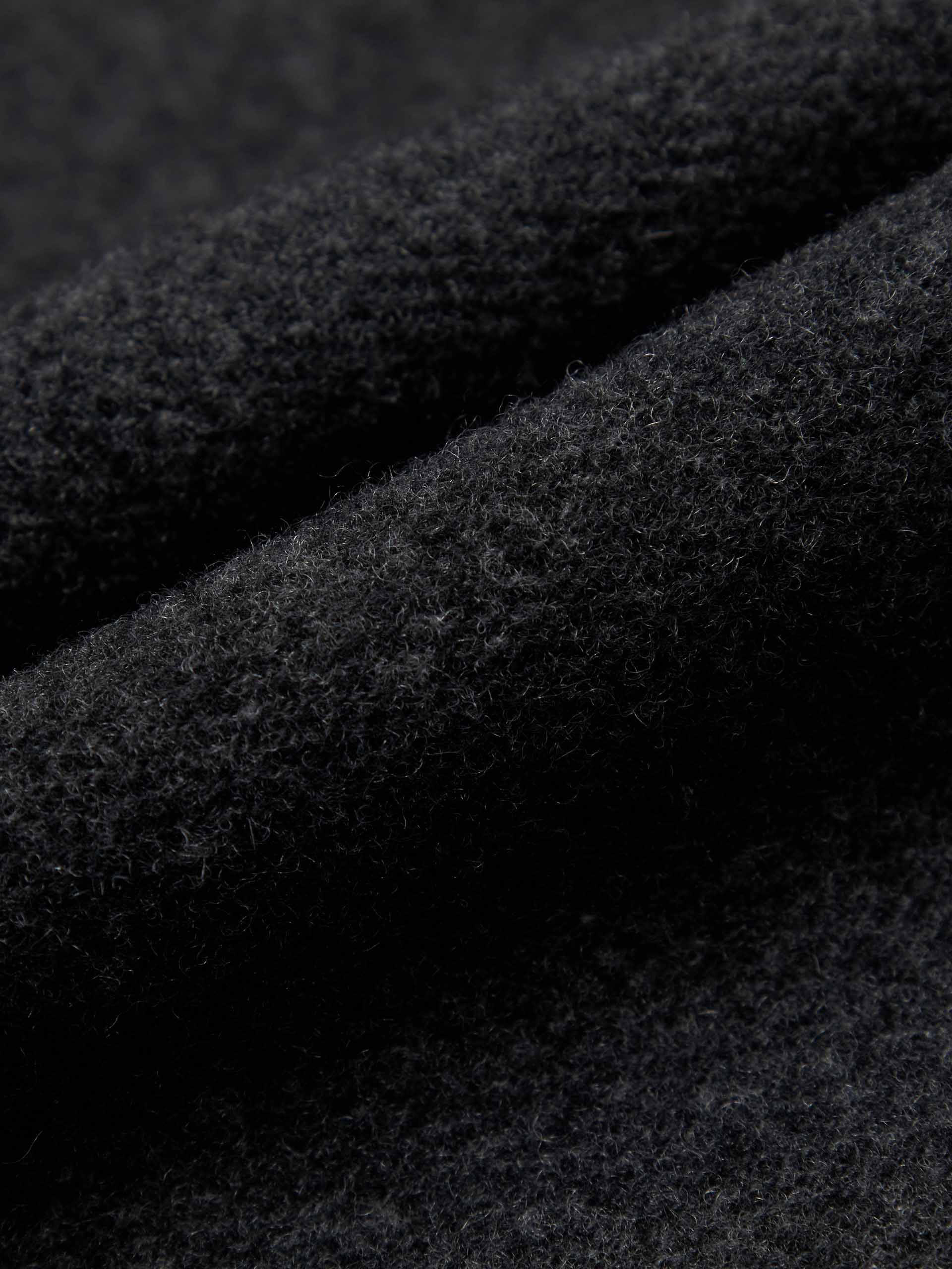 MO&Co. Women's 100% Merino Wool Notch Lapel Belted Short Coat in Grey