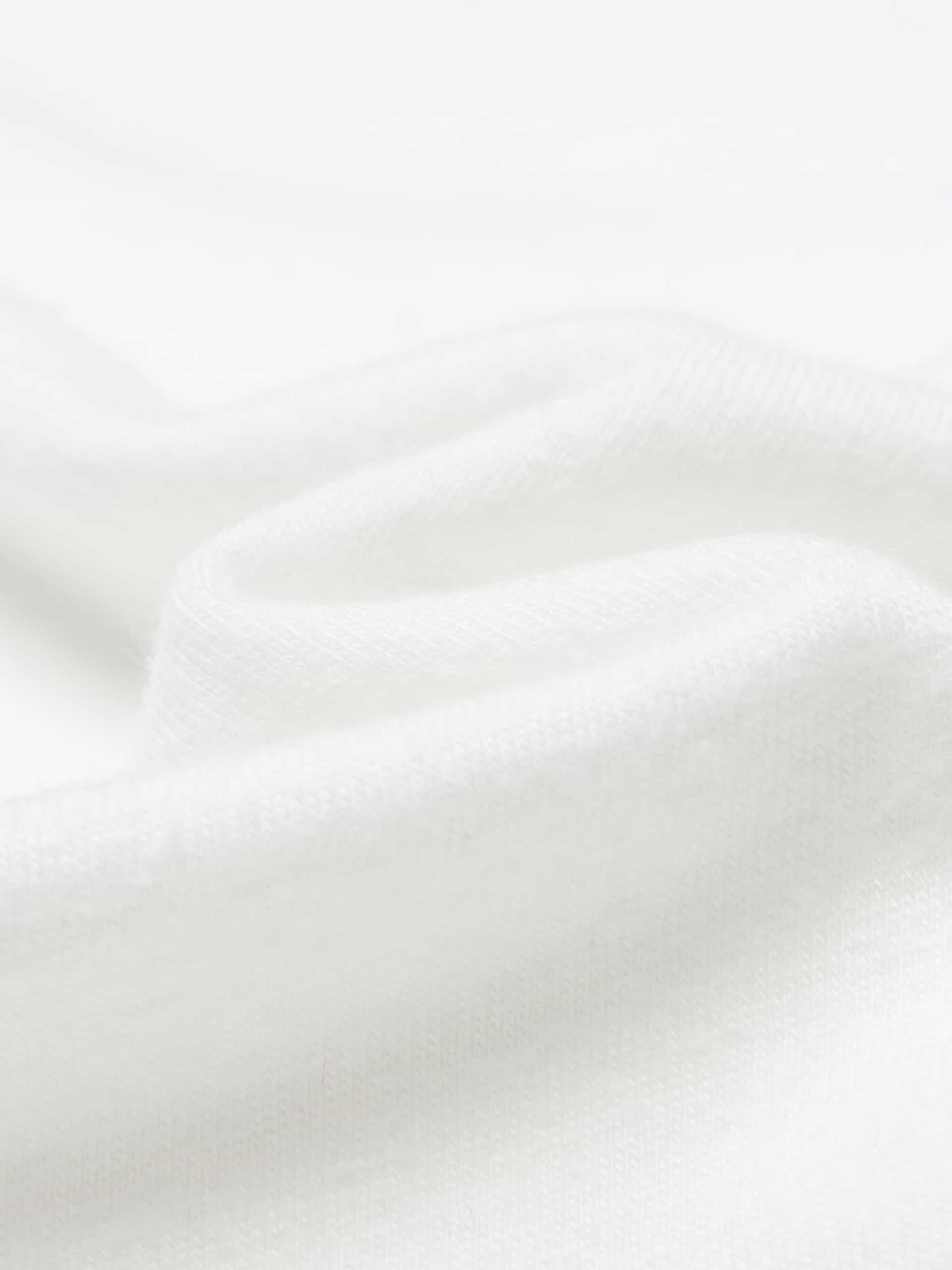 MO&Co. Noir Women's Loose Letter Slogan Print Short Sleeves T-shirt in White