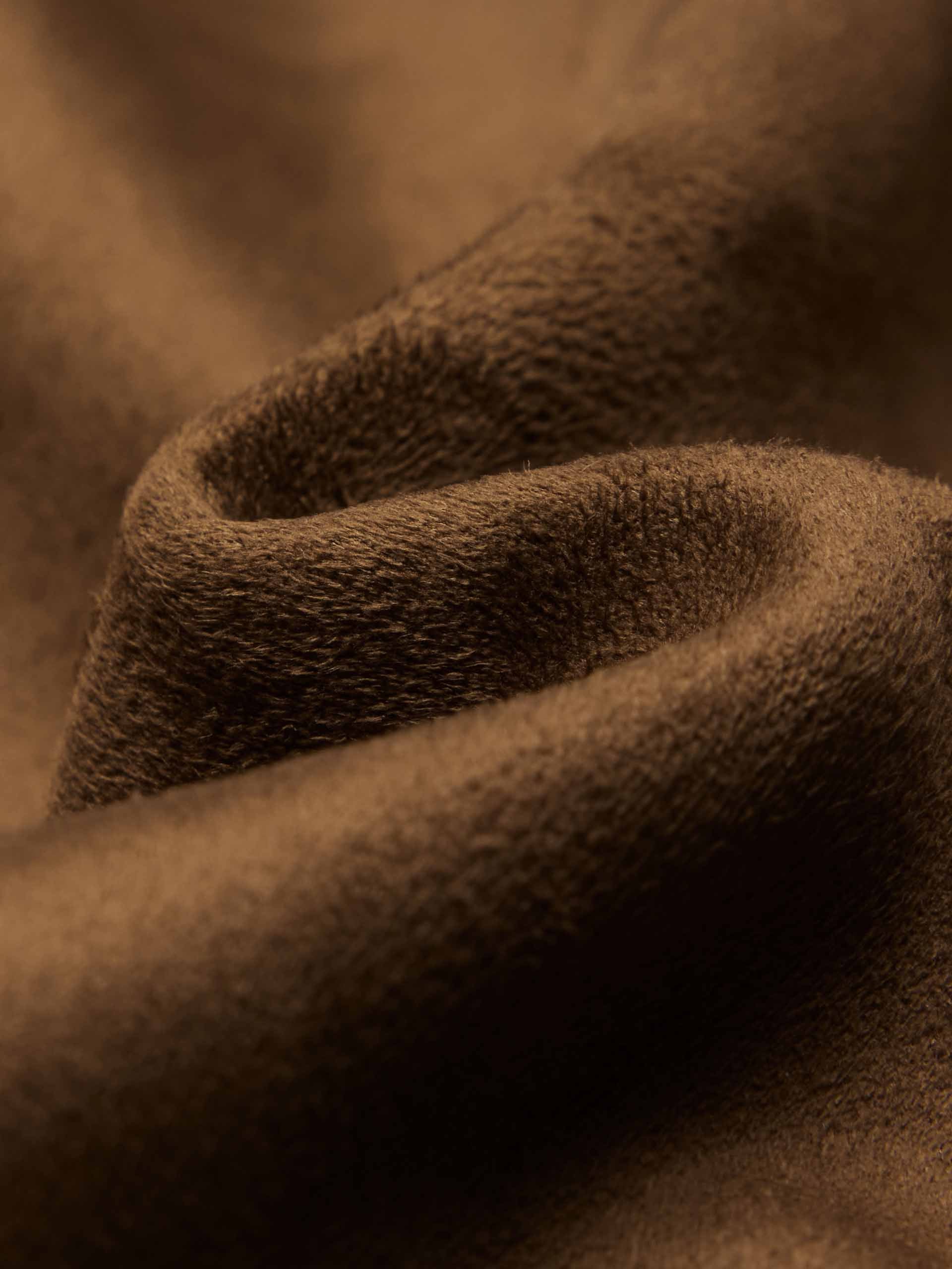 MO&Co. Women's Sleeveless Faux Suede Mini Dress in Brown