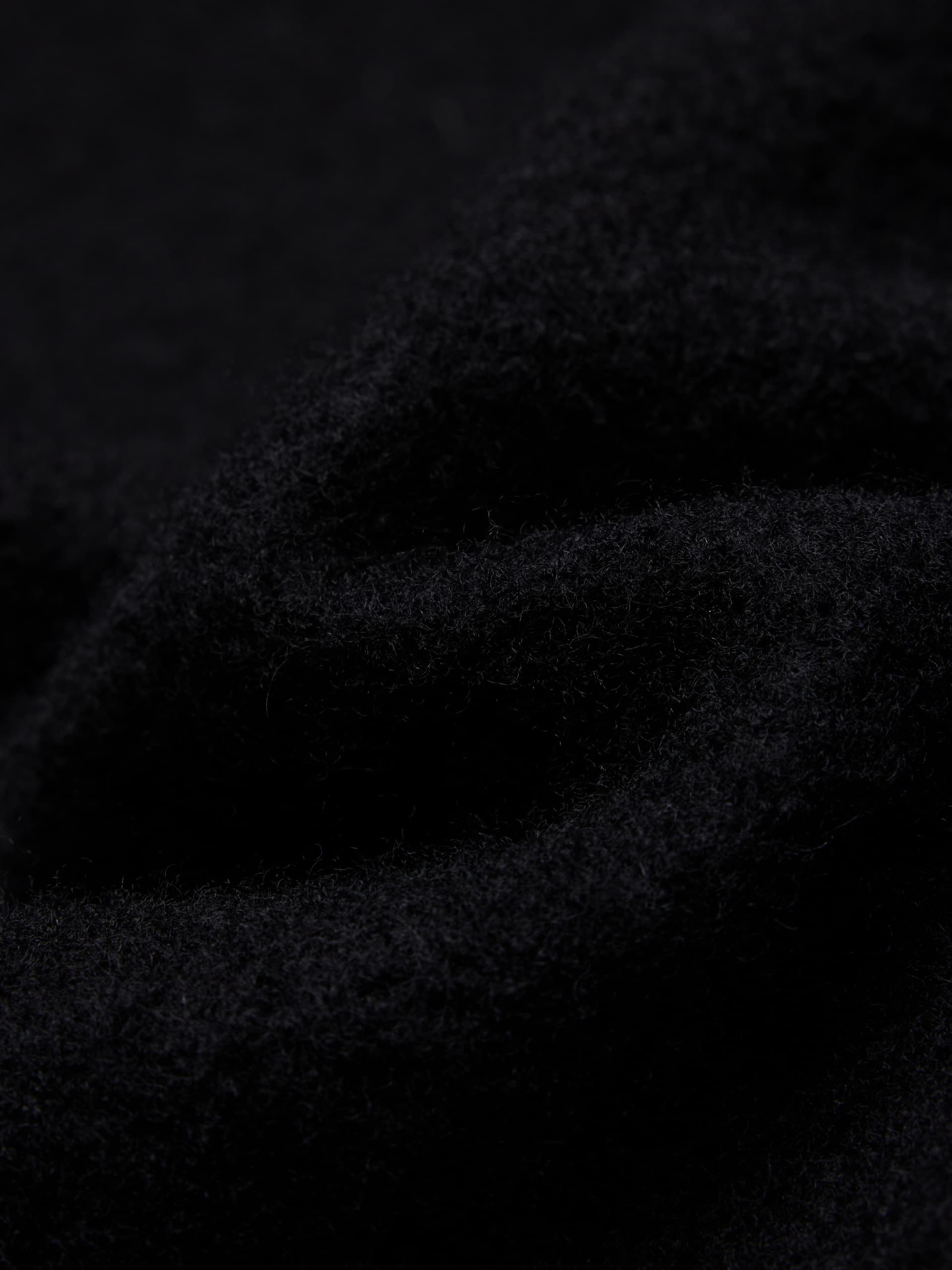 MO&Co. Noir Collection Women's Pure Wool V-neck Tank Knit Dress with Distressed detailing