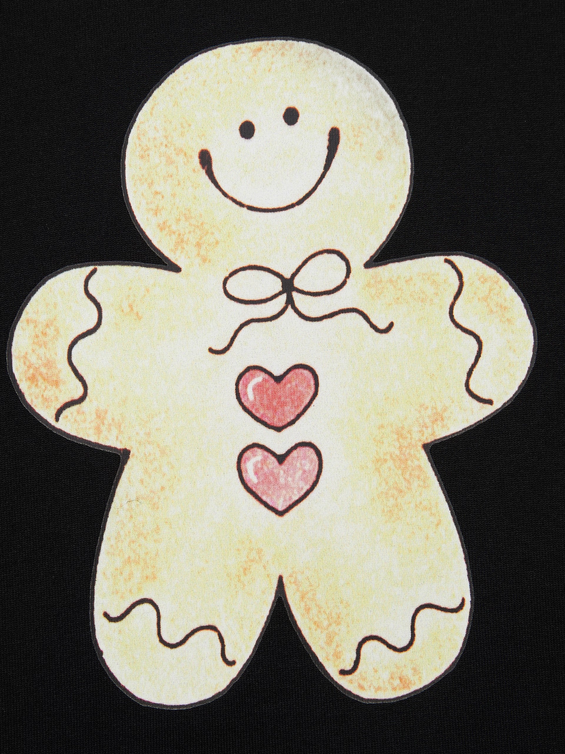 MO&Co. Women's Cartoon Print Cotton T-shirt Loose Casual Round Neck