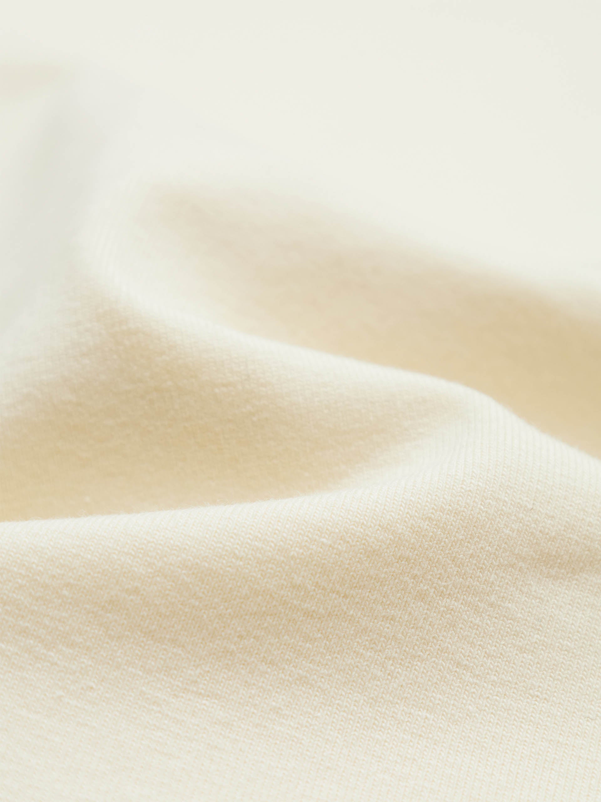 Women's Contrast Round Neck Slim Fit T-shirt in Beige