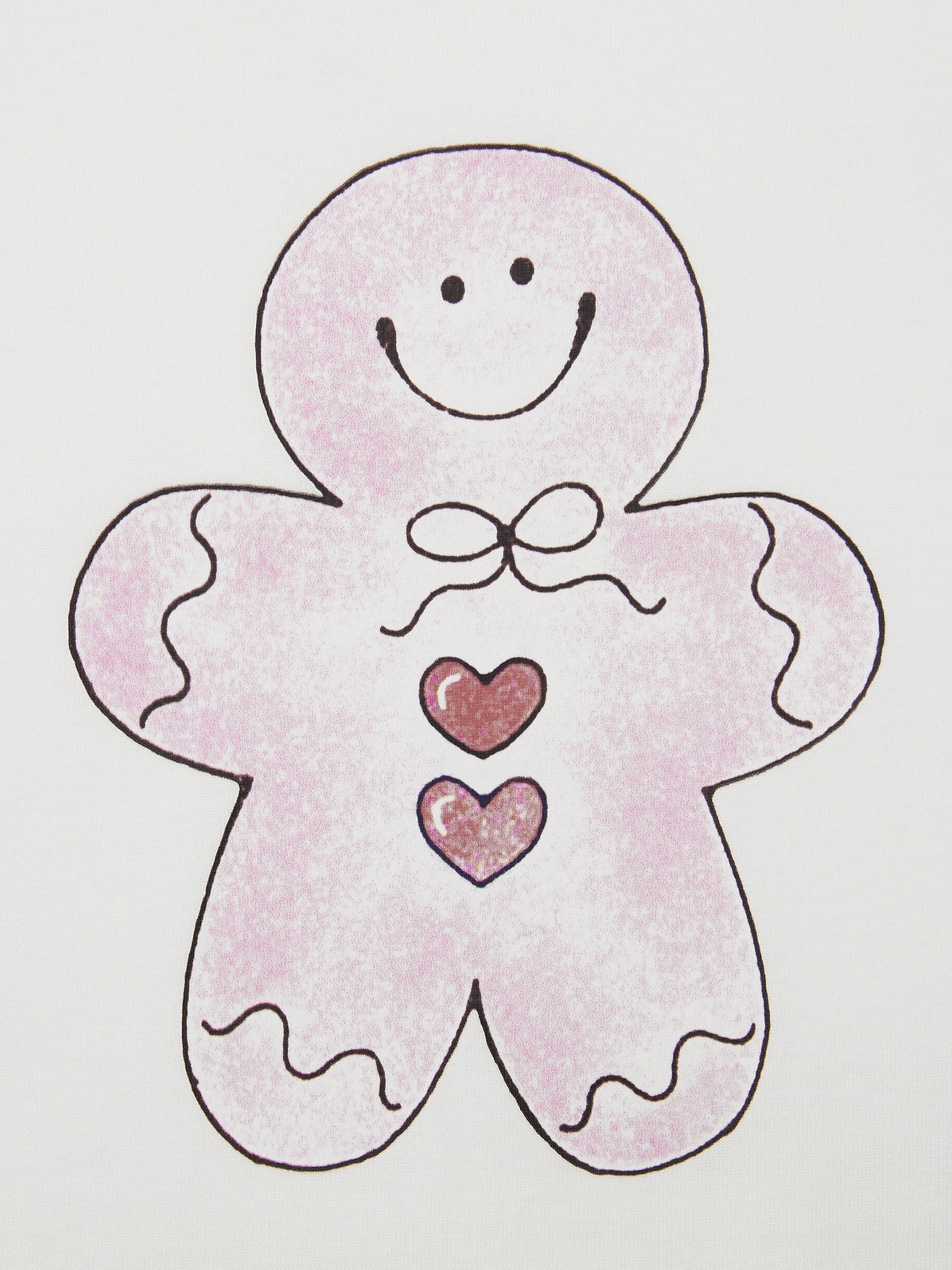 MO&Co. Women's Cartoon Print Cotton T-shirt Loose Casual Round Neck