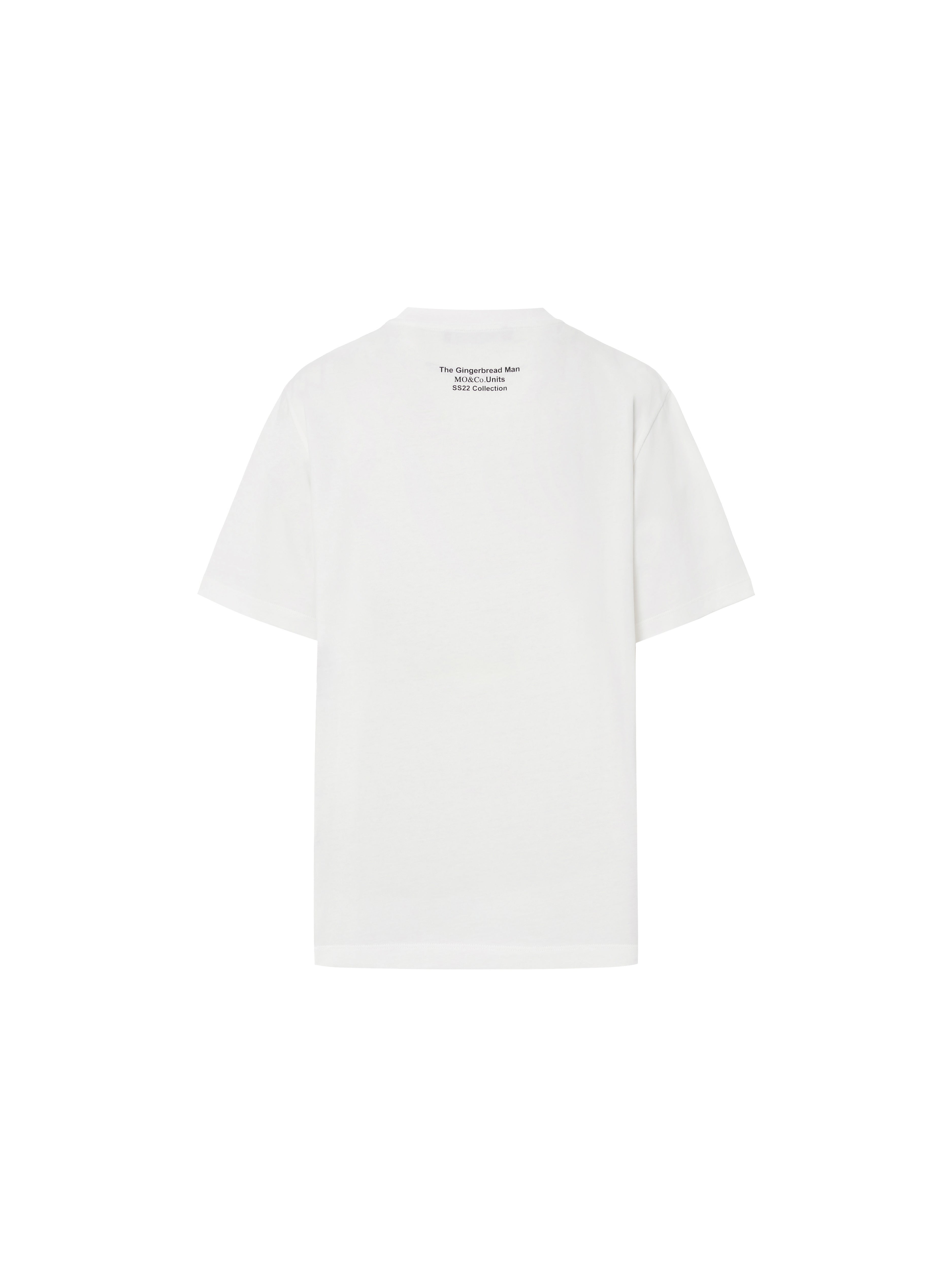 MO&Co. Women's Cartoon Print Cotton T-shirt Loose Casual Round Neck