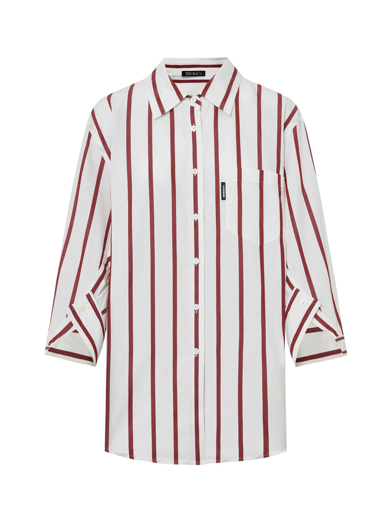 Cotton Striped Shirt MO&Co.