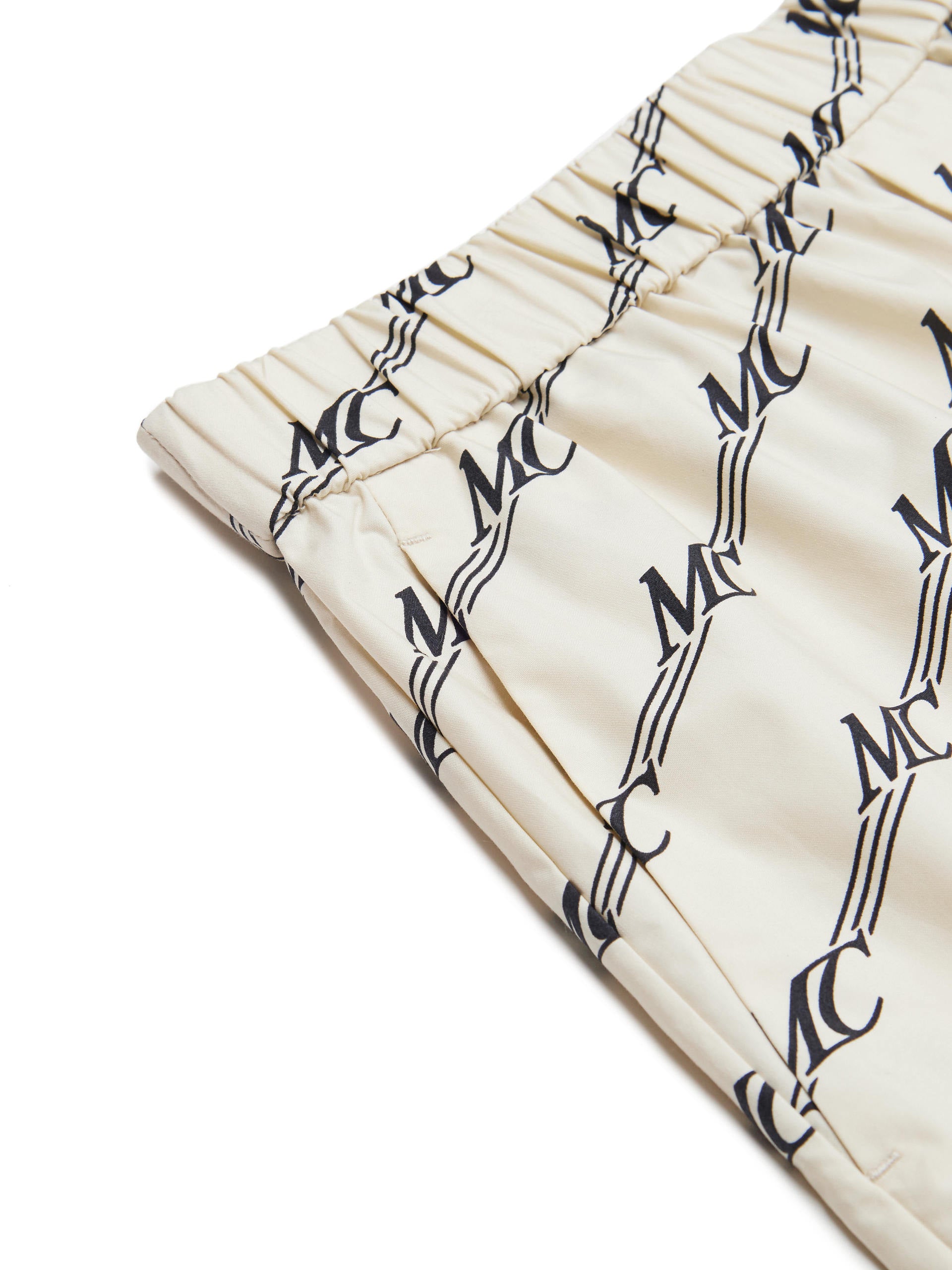 Women's Monogram Print Cotton Shorts