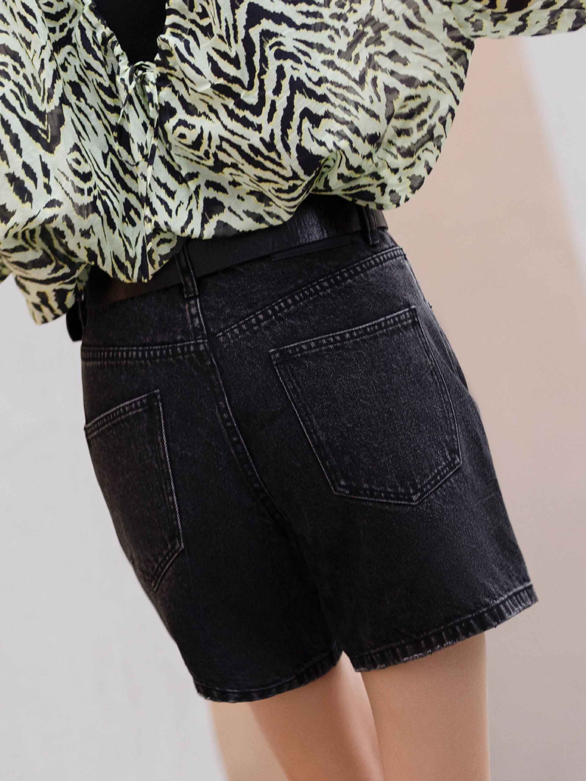 High Waist Straight Shorts MBB2SOTT18