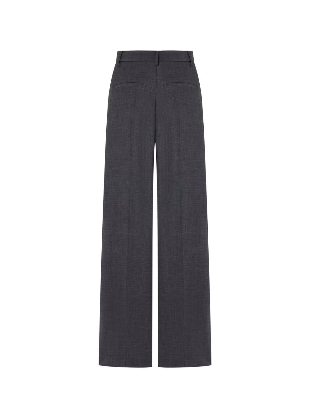 MO&Co. Women's High-rise Tailored Pleated Suit Pants in Grey