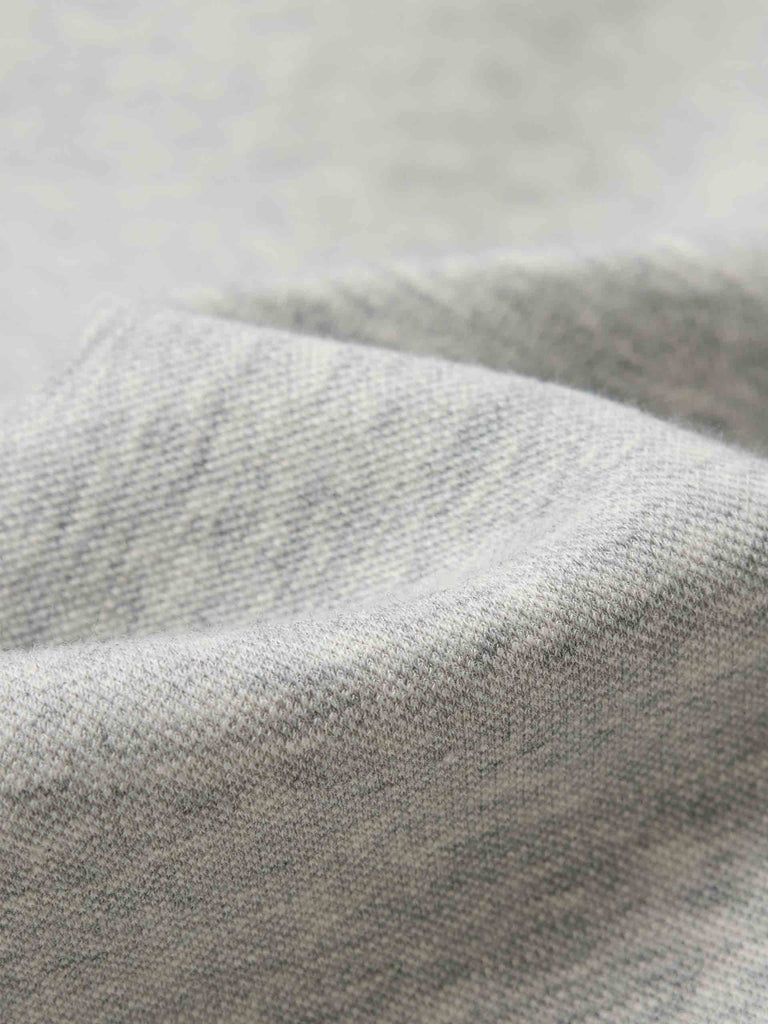 MO&Co. Women's Grey Cotton Blend Two Way Zipper Hoodie Jacket