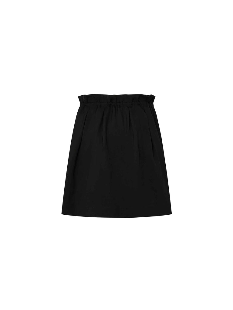 Black Drawstring Cargo Mini Skirt is ideal for everyday wear. It features a mini length, adjustable drawstring waist and front cargo pockets, perfect for your convenience.