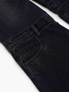 MO&Co. X Coperni Collection | Women's Paneled Straight Leg Black Jeans