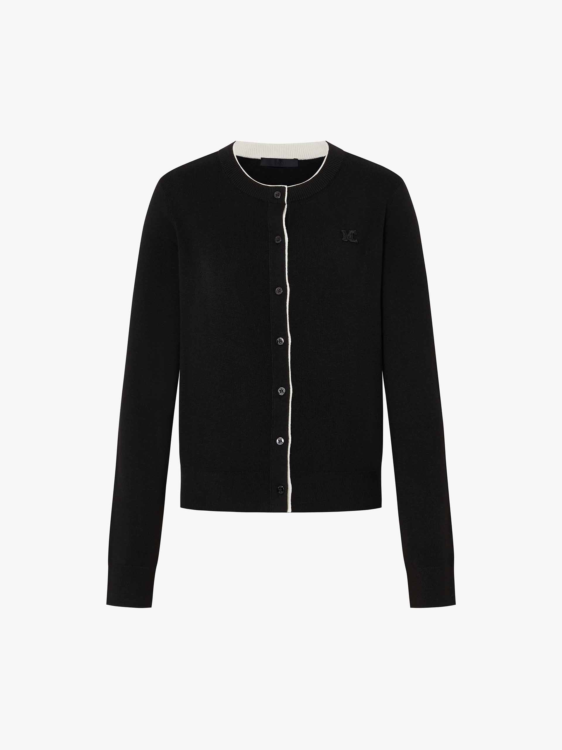 MO&Co. Women's Layered Detail Knitted Cardigan