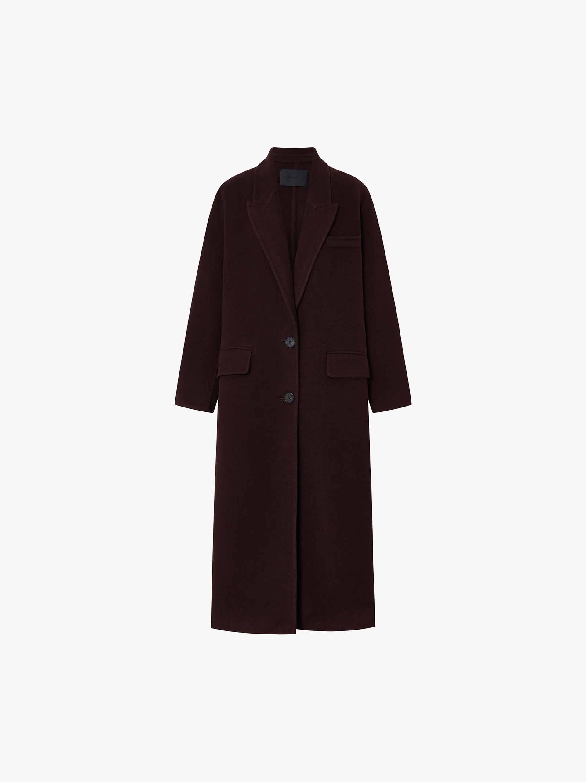 MO&Co. Women's Single Breasted Wool Coat