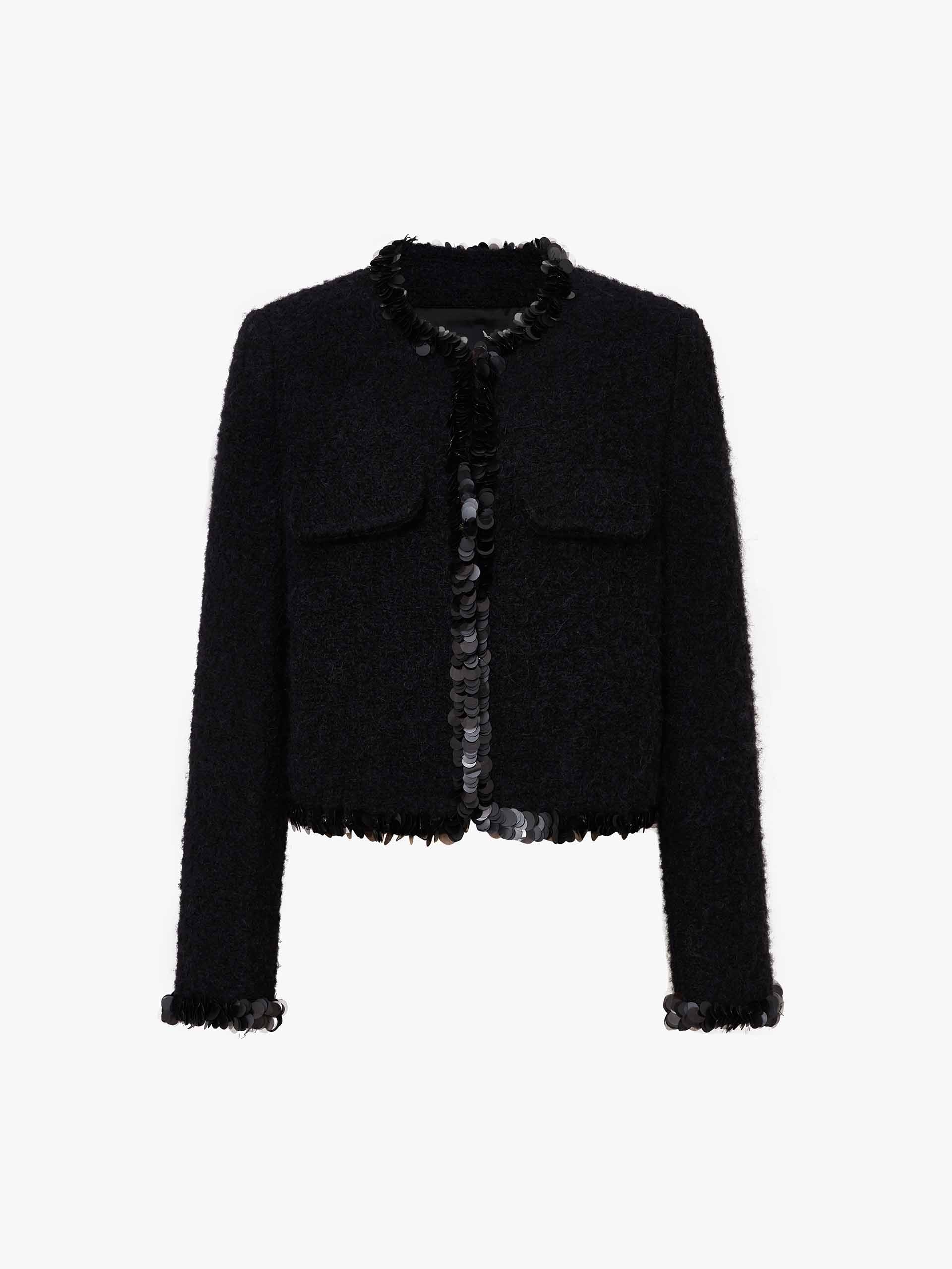 ジャケット・アウター Moco MO&Co. Women's Wool Blend Tweed Jacket