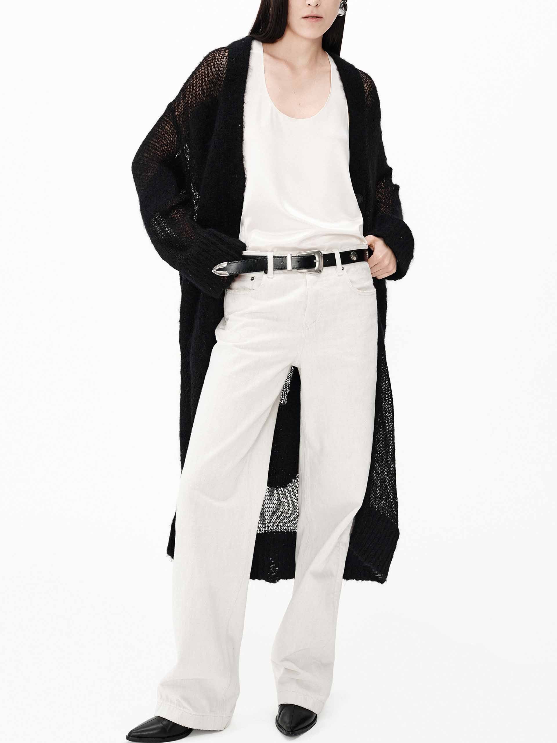 Wide Rib Sheer Knit Cardigan L'Appartement DEUXIEME CLASSE 【公式