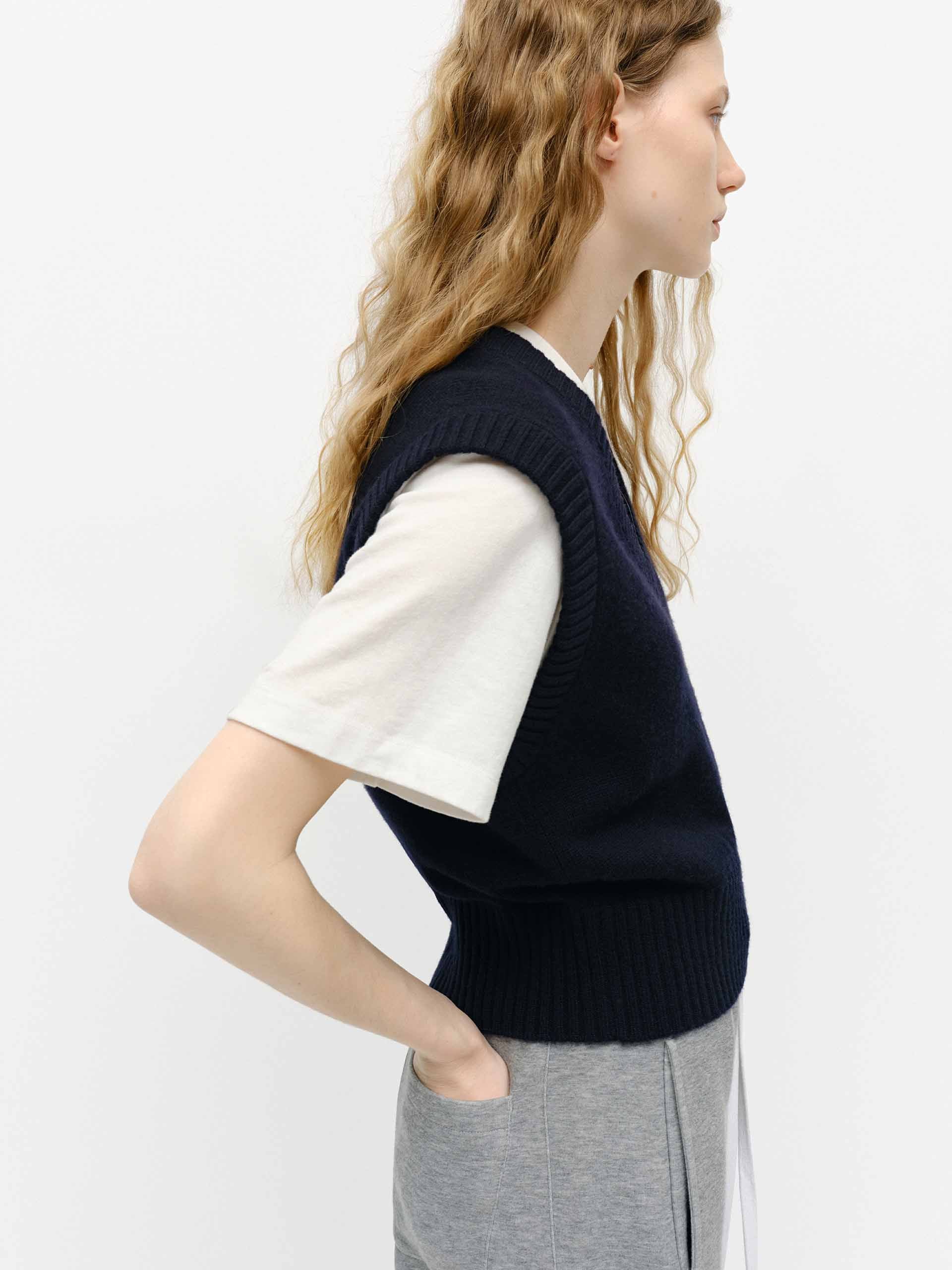 Moromoro2 ニット color knited string vest Moromoro2 ニット color knited string vest 【公式通販】