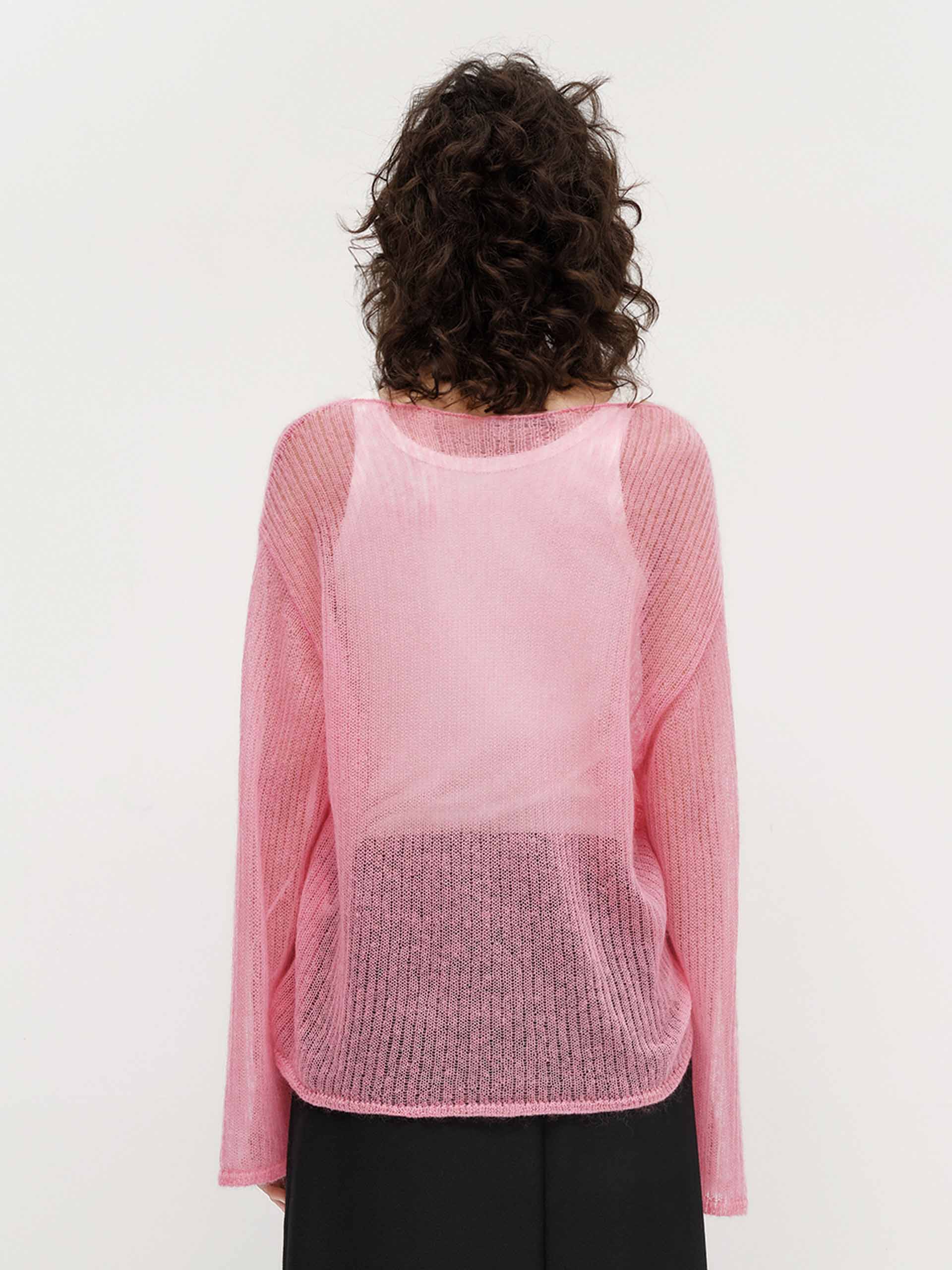 MO&Co. Women's Include Tank Sheer Sweater