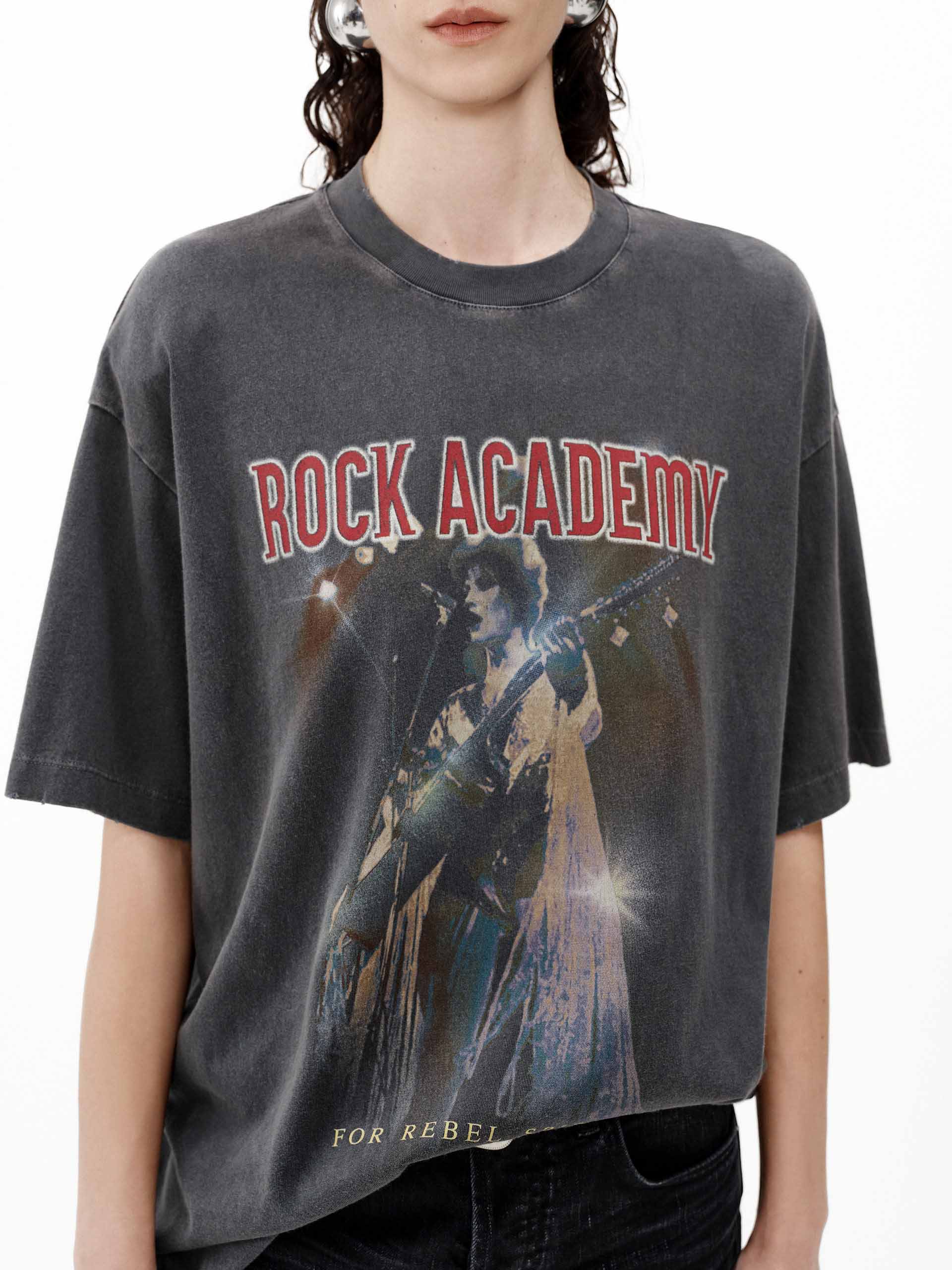 MO&Co. Women's Vintage Printed Cotton T-shirt