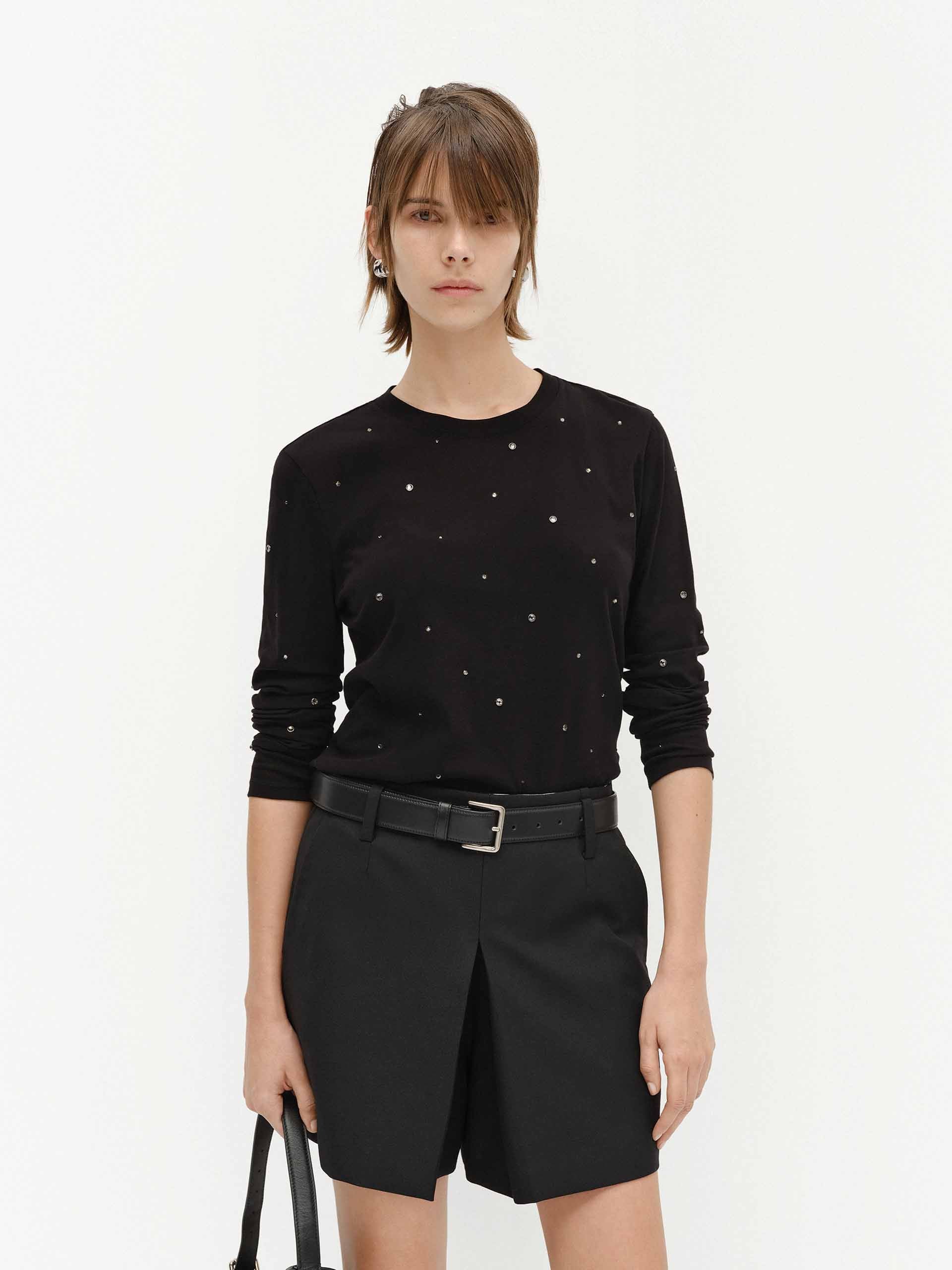 MO&Co. Women's Crystal Detail Top Set
