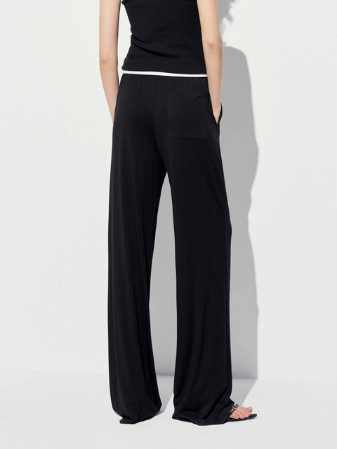 Side Pockets Drawstring Trousers