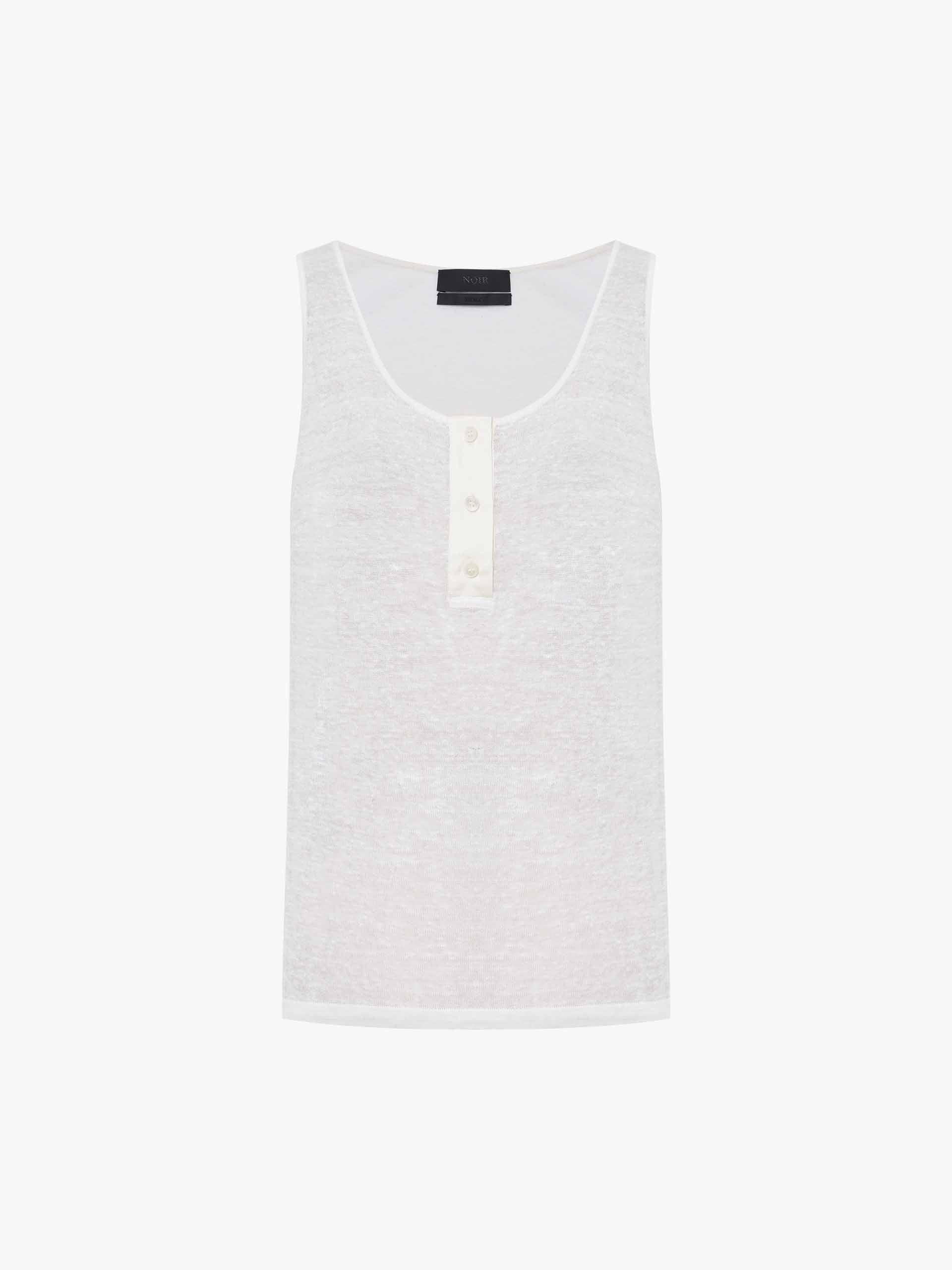 トップス mooooooco MO&Co. Women's Cotton Linen Tank Top
