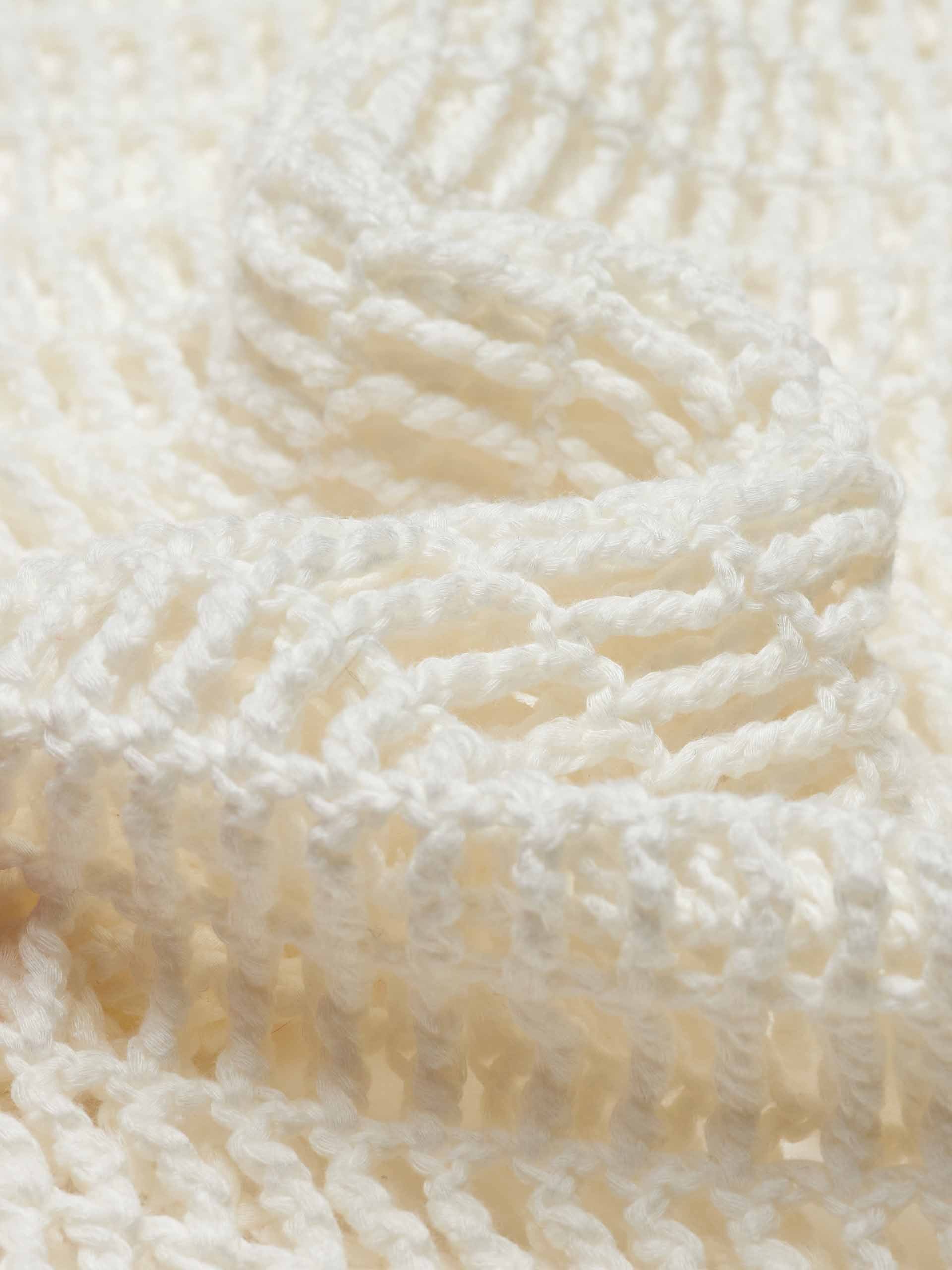 MO&Co. Women's Crochet Fishnet Sweater MO&Co. Women's Crochet Fishnet Sweater