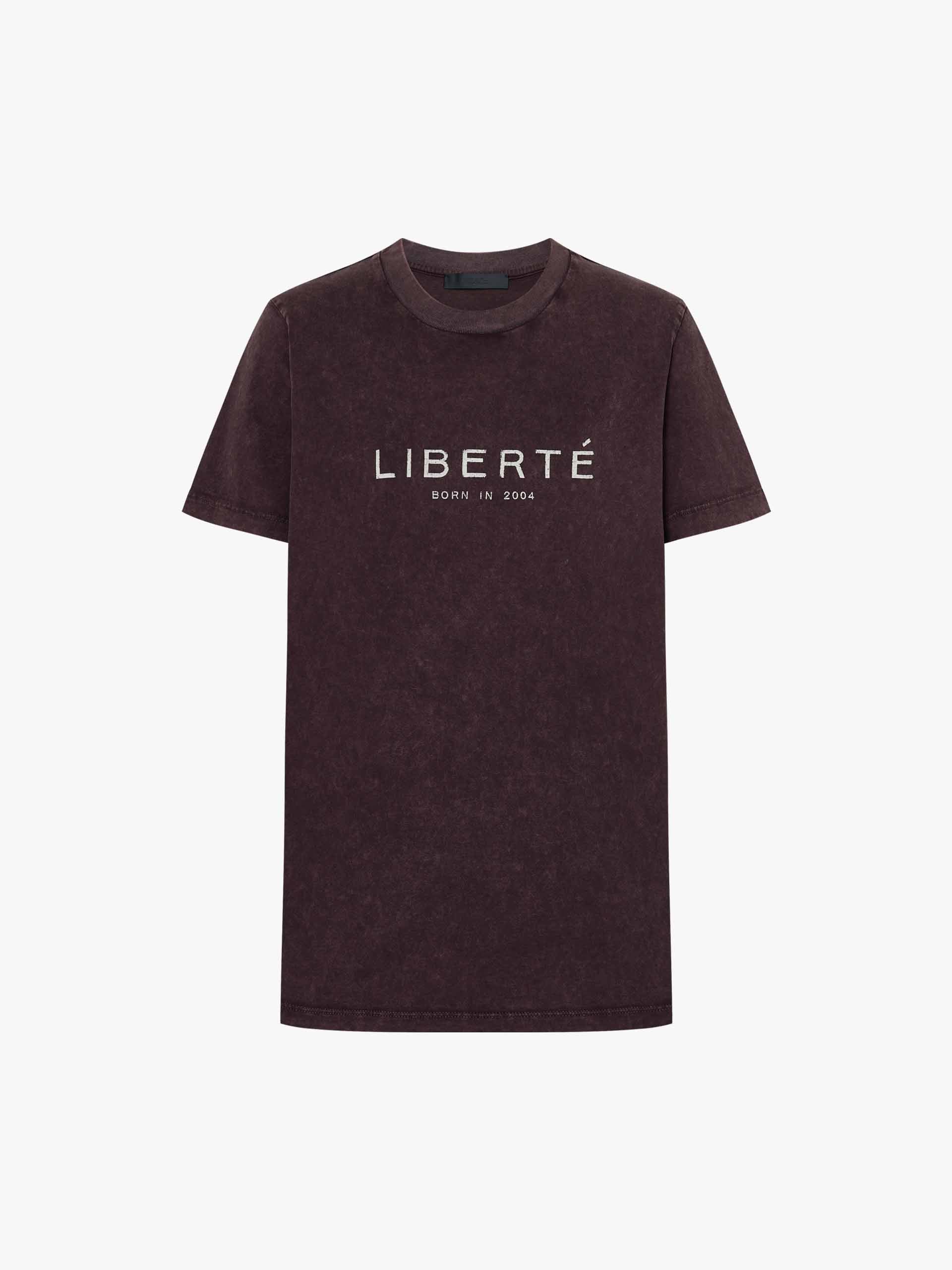 MO&Co. Vintage Burgundy & Grey Letter Tee | 100% Cotton