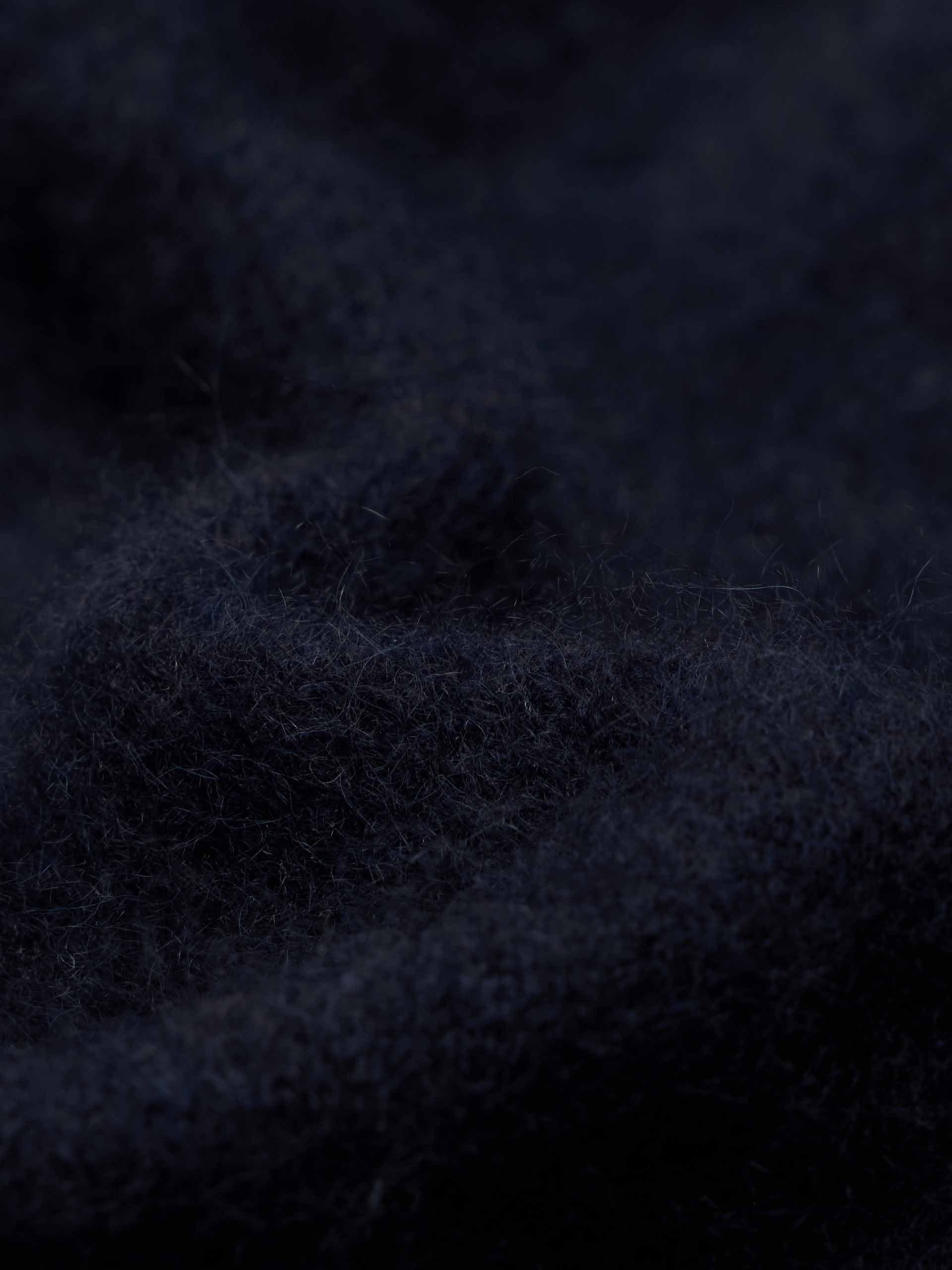 MO&Co. Women's Layered Round Neck Cardigan in Navy