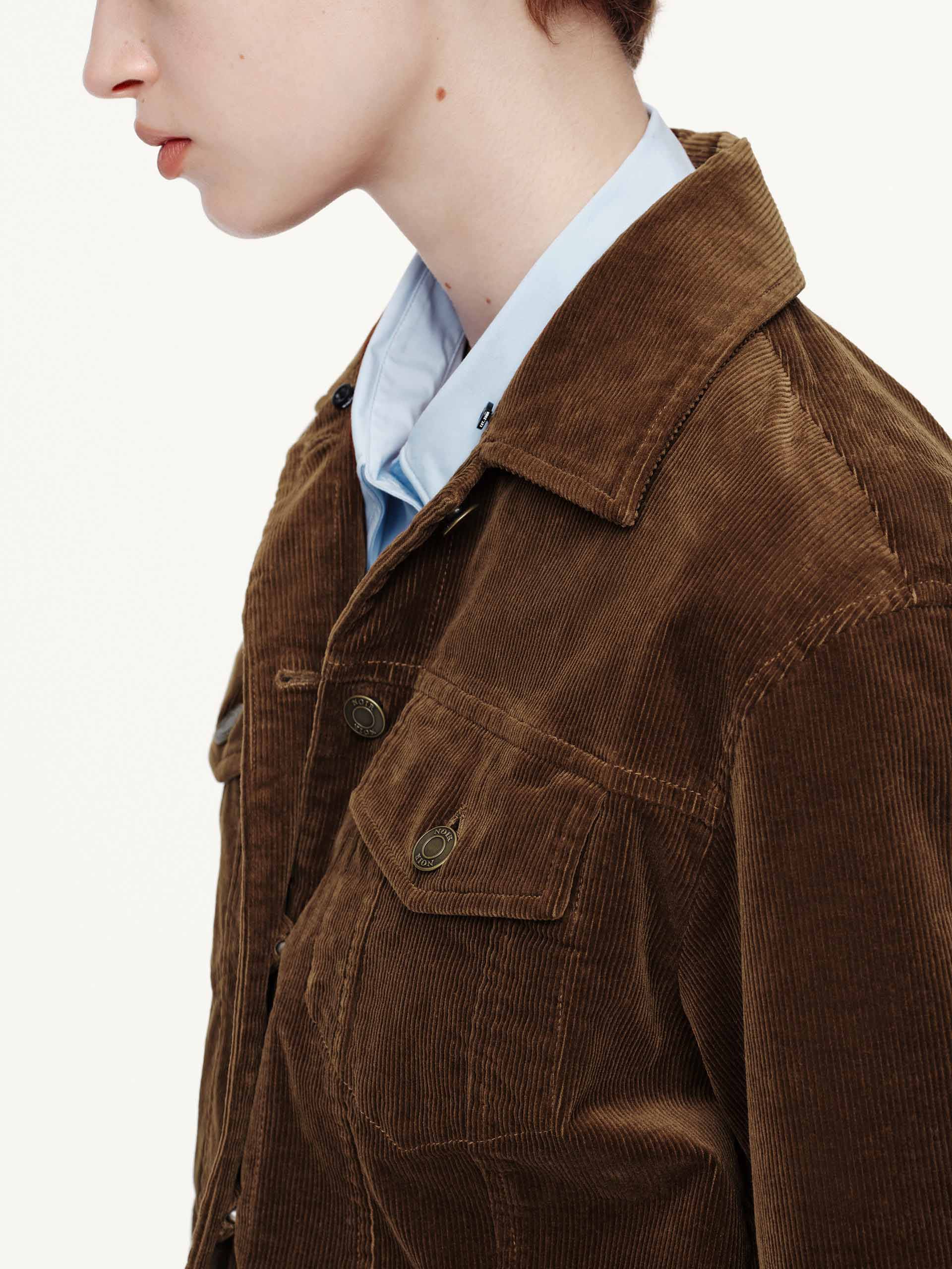 ジャケット・アウター Corduroy Band Collar Jacket SUAF286 M 中古・古着通販】nanamica (ナナミカ) Corduroy Band Collar Jacket