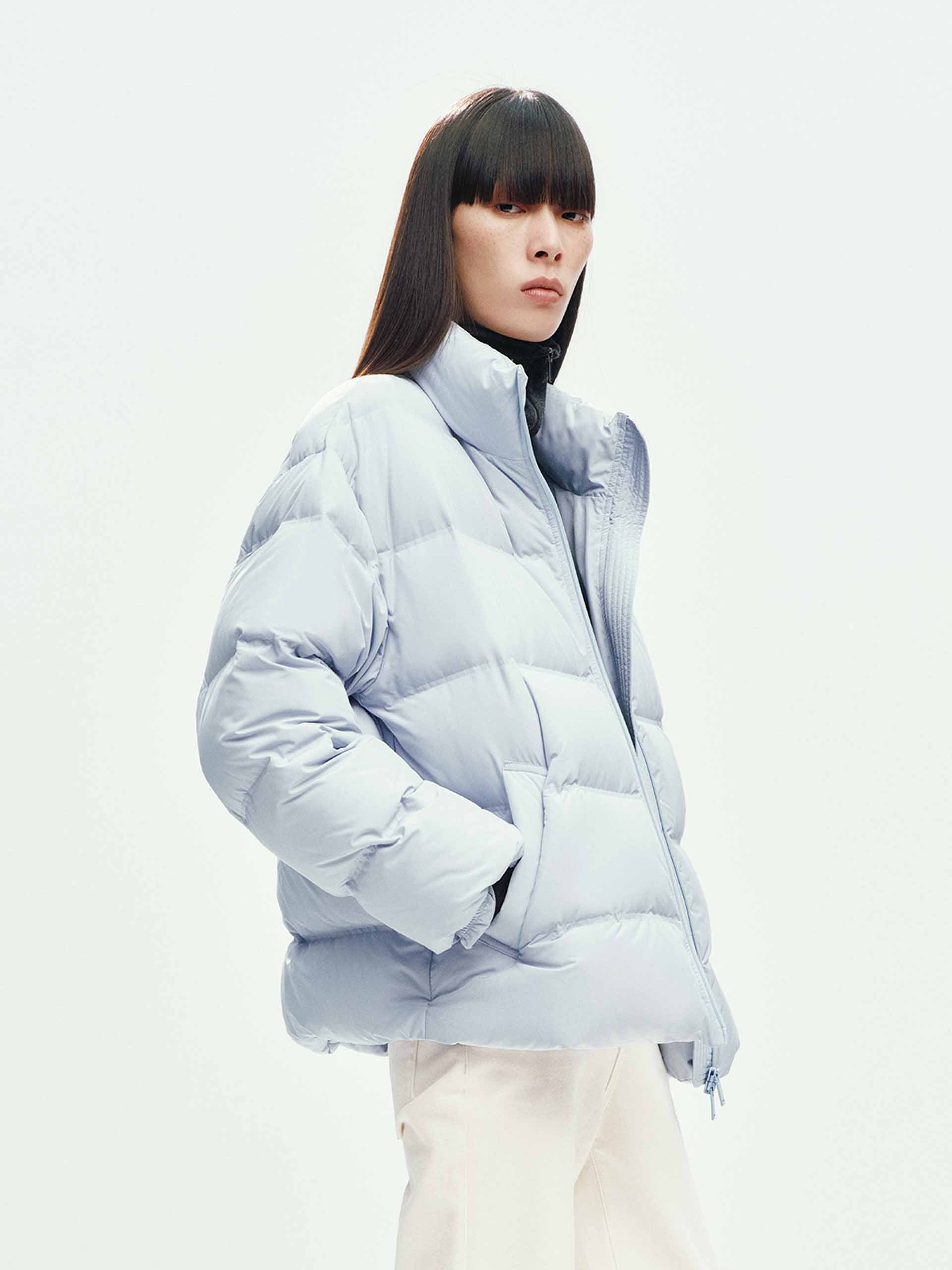 ジャケット・アウター Moco MO&Co. Women's Two-way Zipper Down Jacket