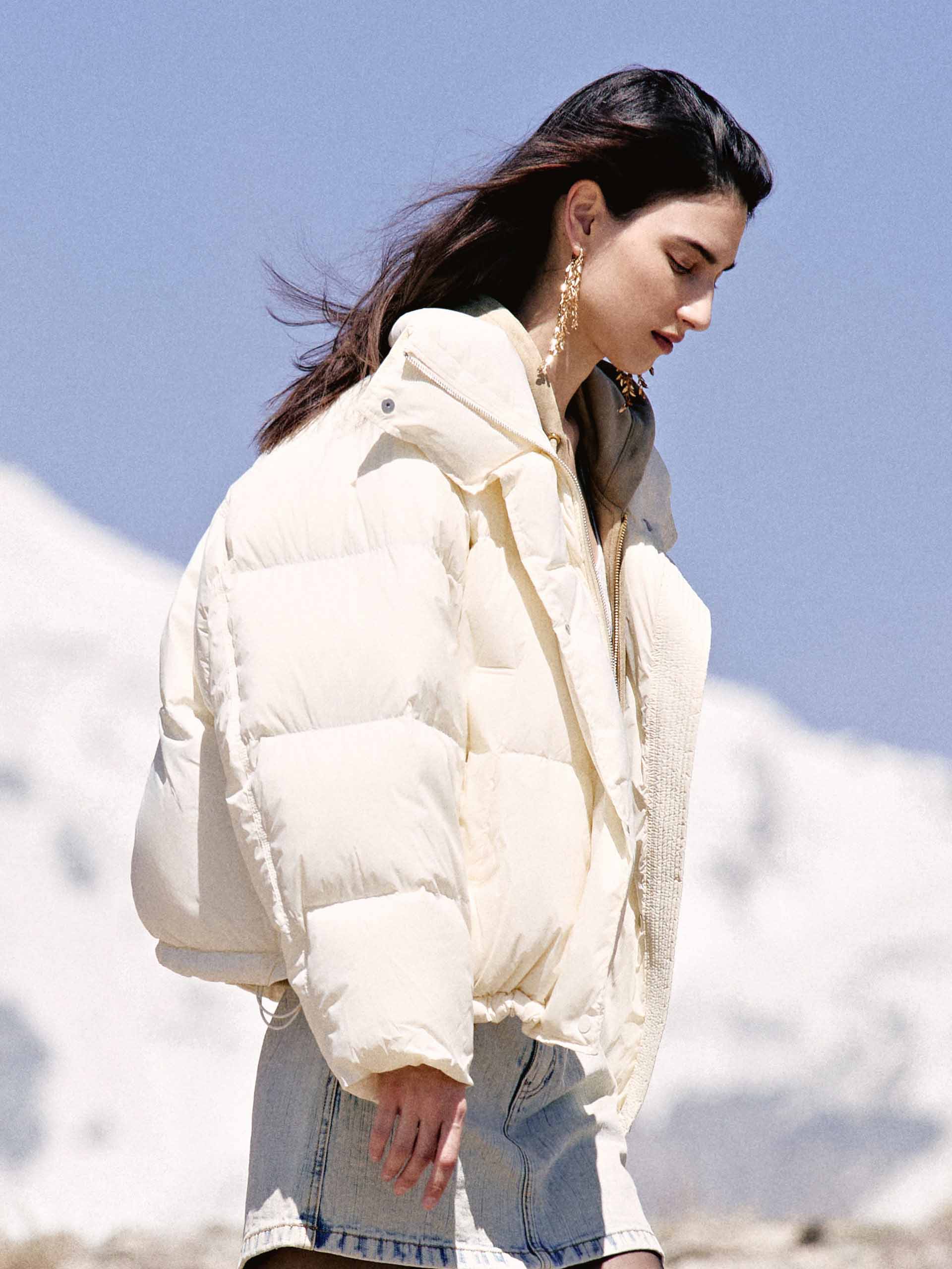 ジャケット・アウター Moco MO&Co. Women's Puffy Goose Down Jacket