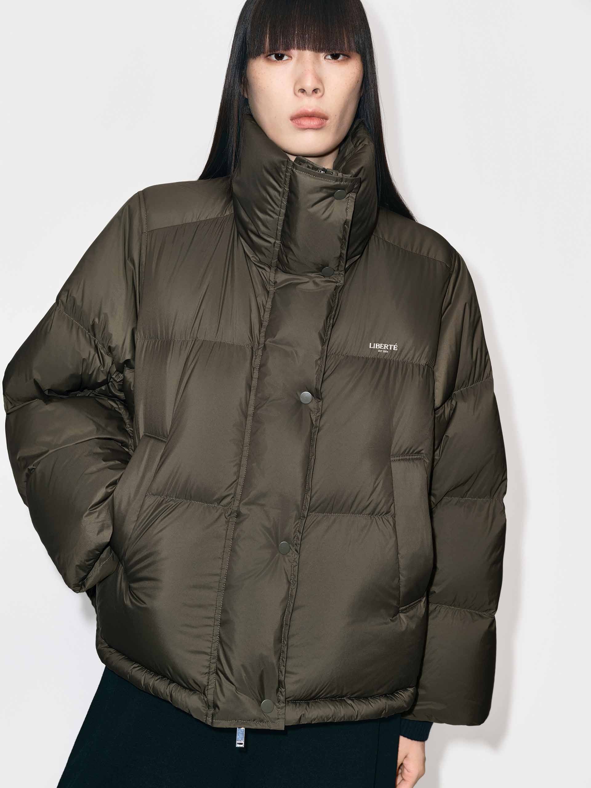 MO&Co. Women's Puffy Goose Down Jacket