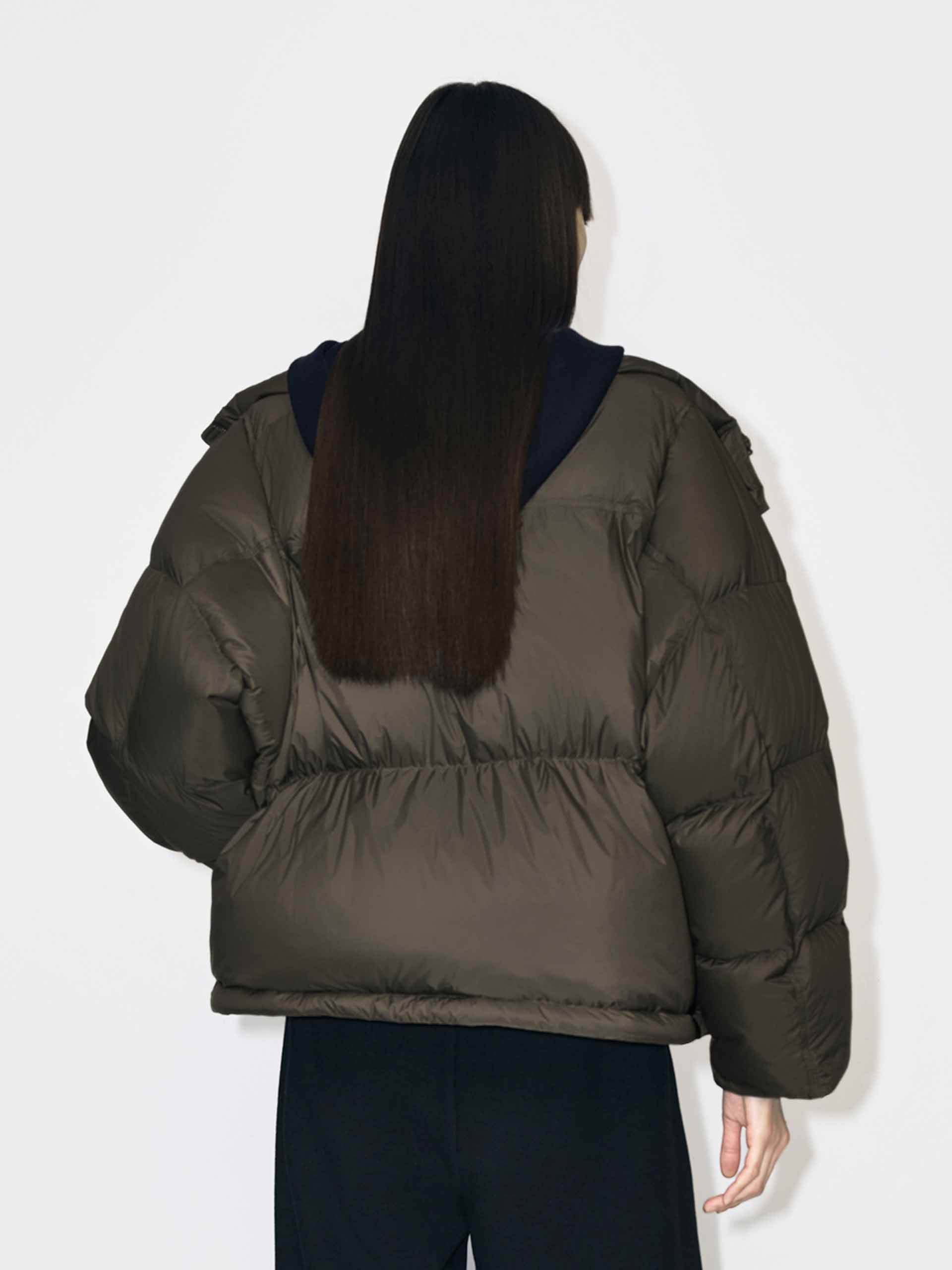 MO&Co. Women's Puffy Goose Down Jacket