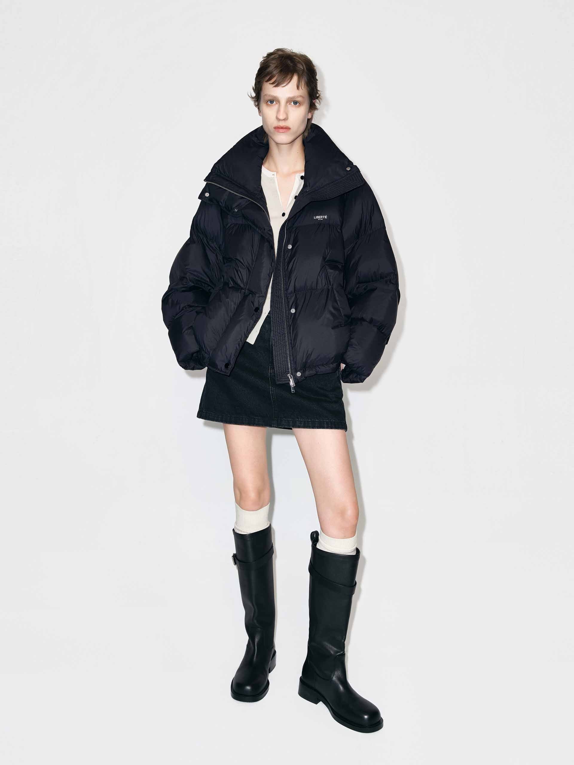 MO&Co. Women's Puffy Goose Down Jacket