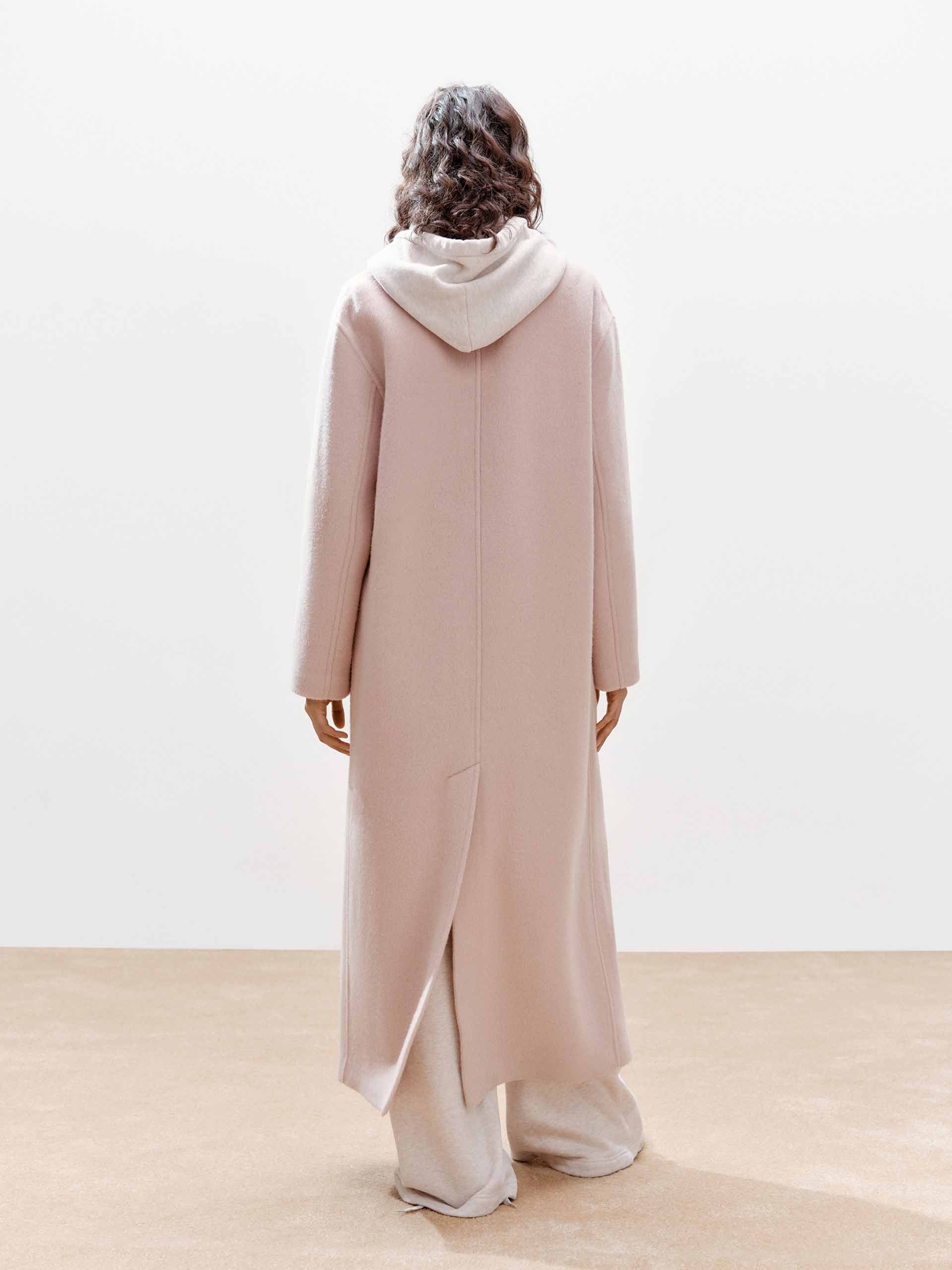 MO&Co. Women's Wool Blend Long Coat