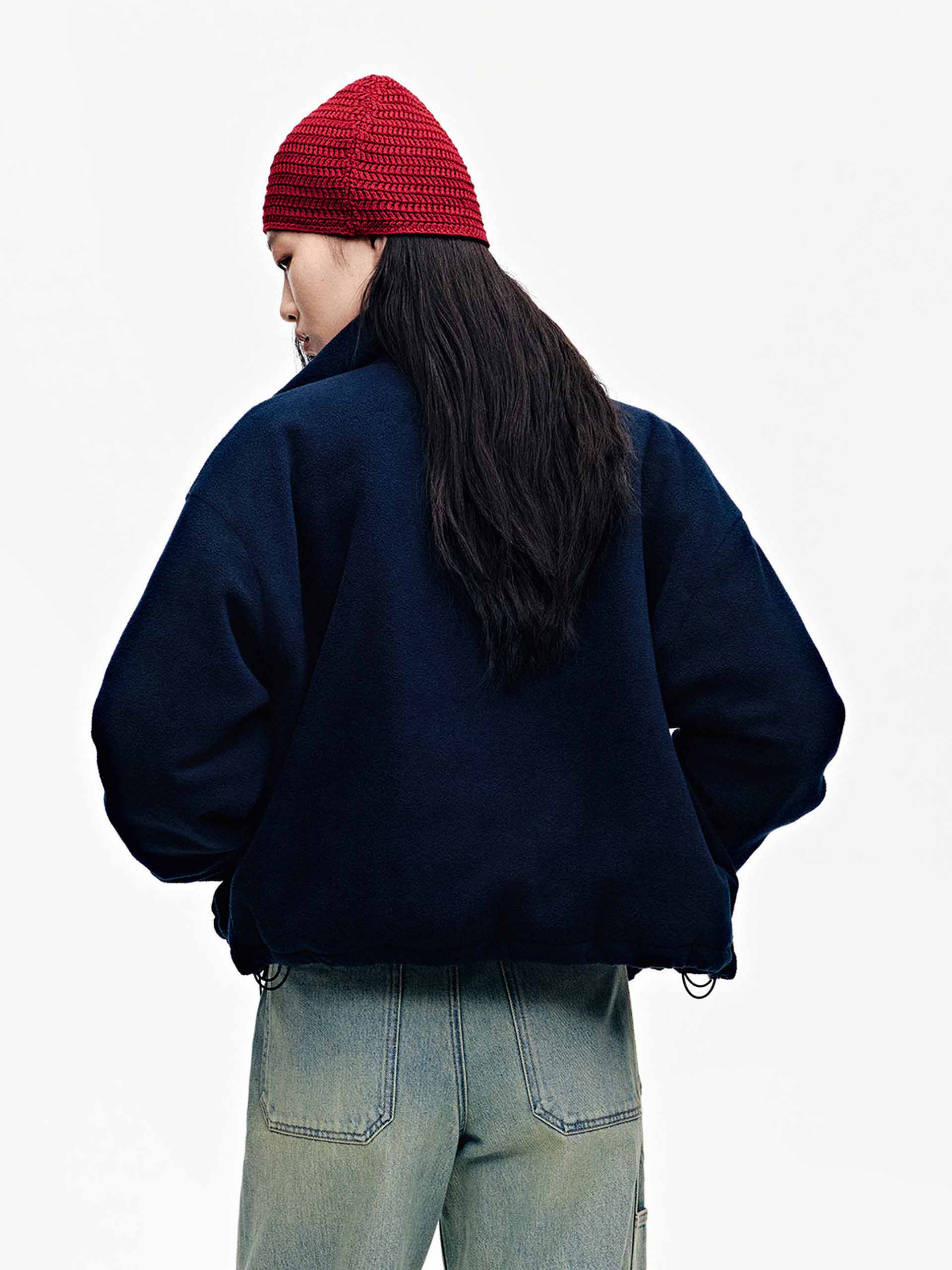 MO&Co. Women's Cropped Goose Down Jacket