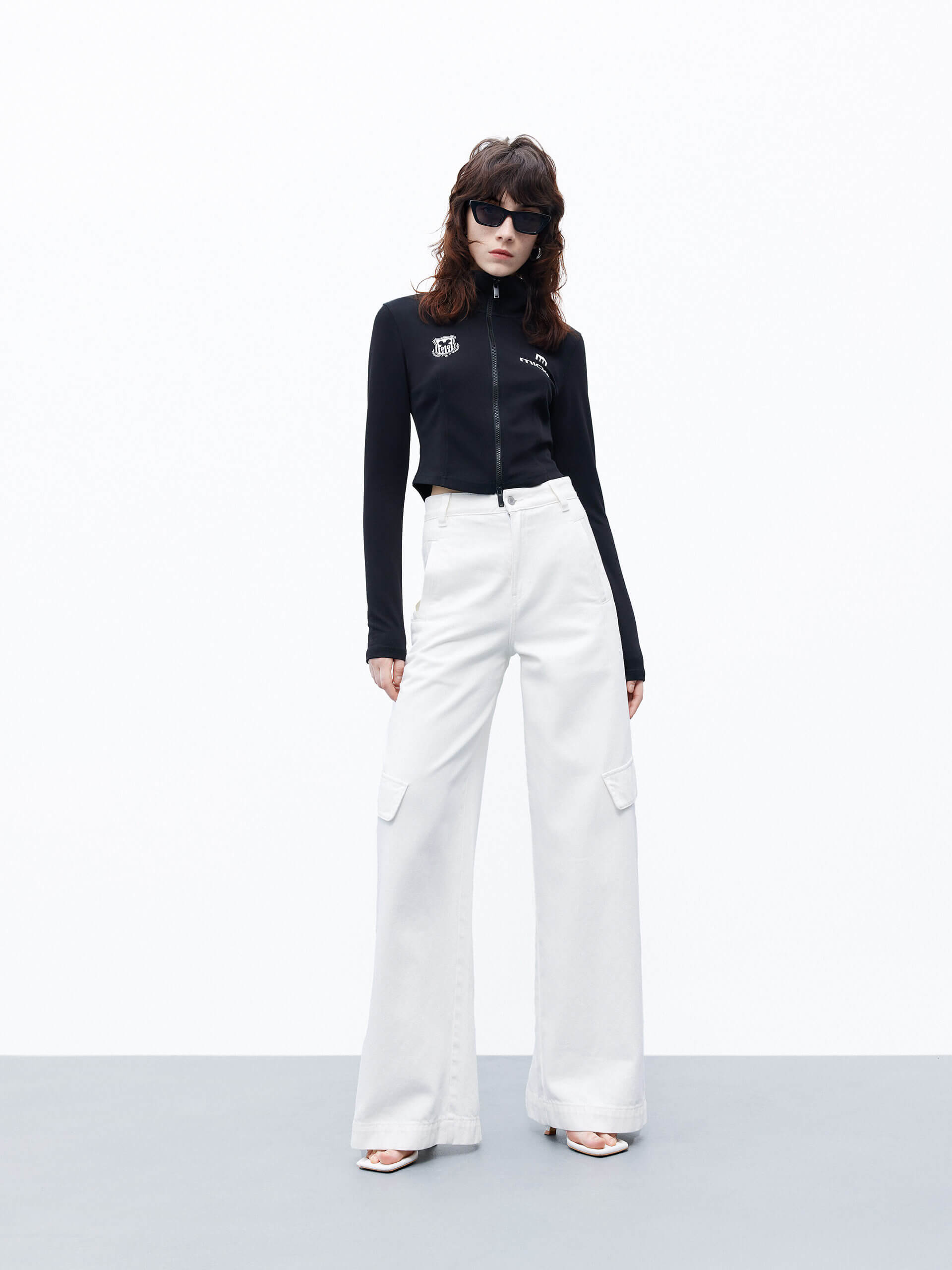 Cargo Wide Leg Jeans1